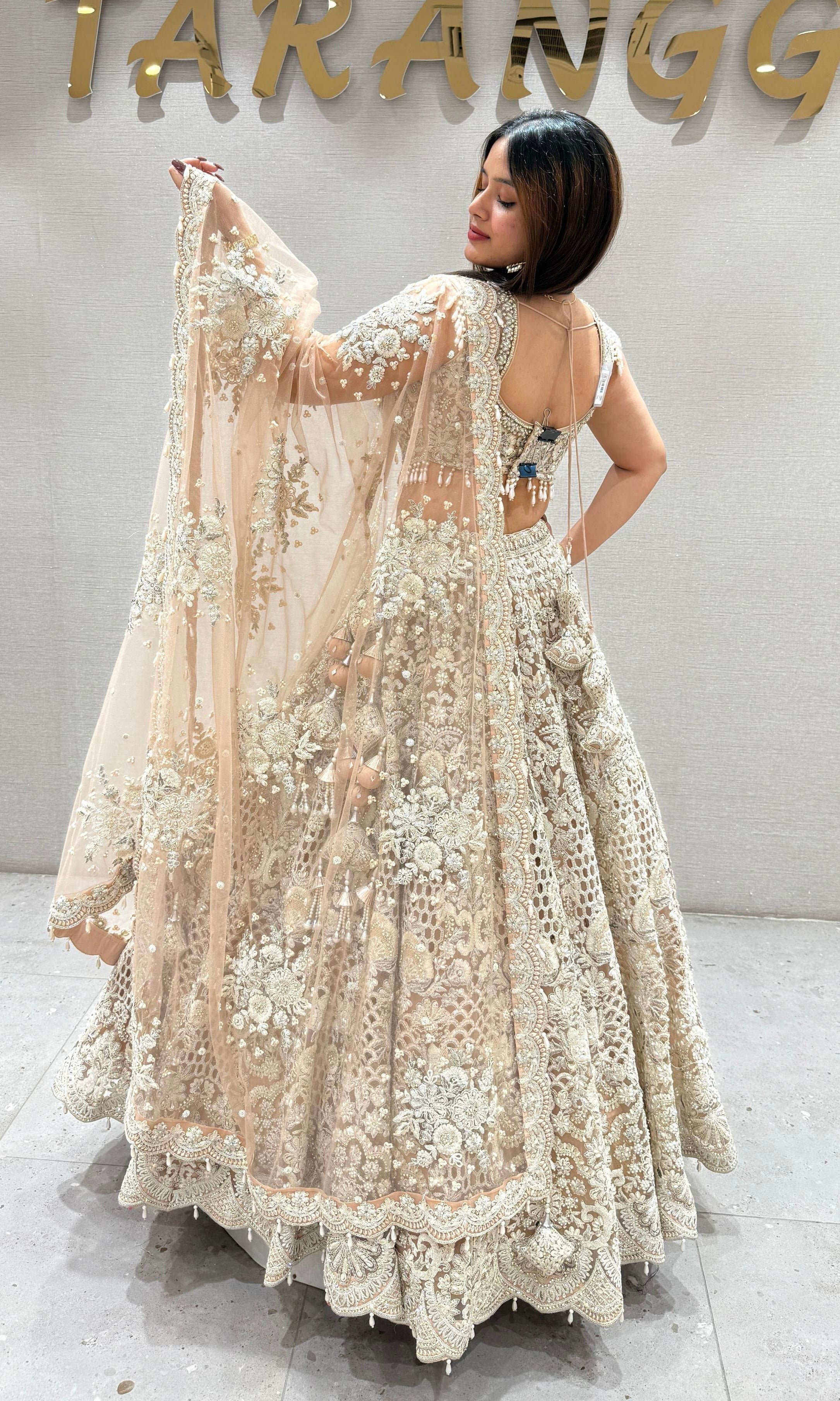 Peach Lehenga