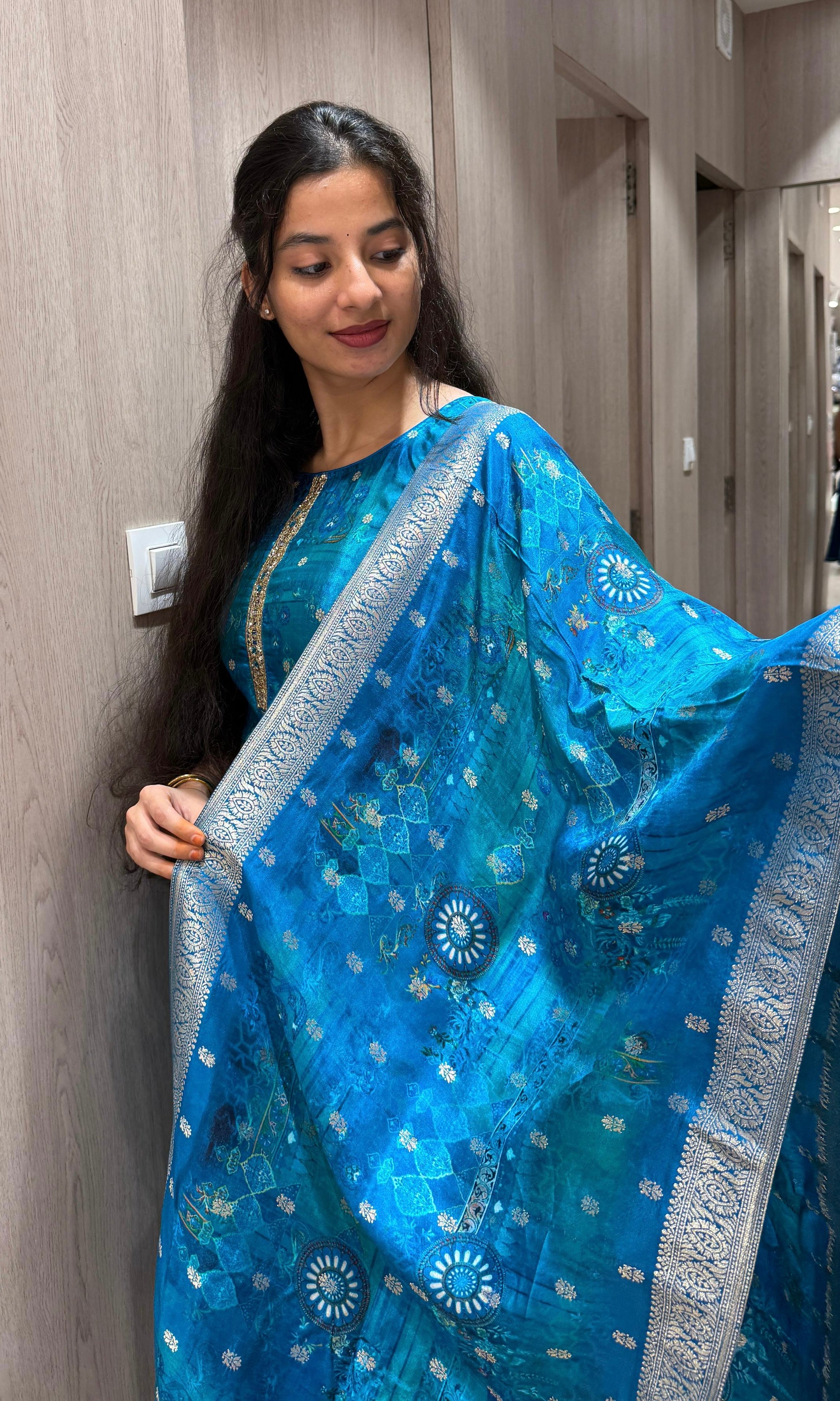 Blue kurta set