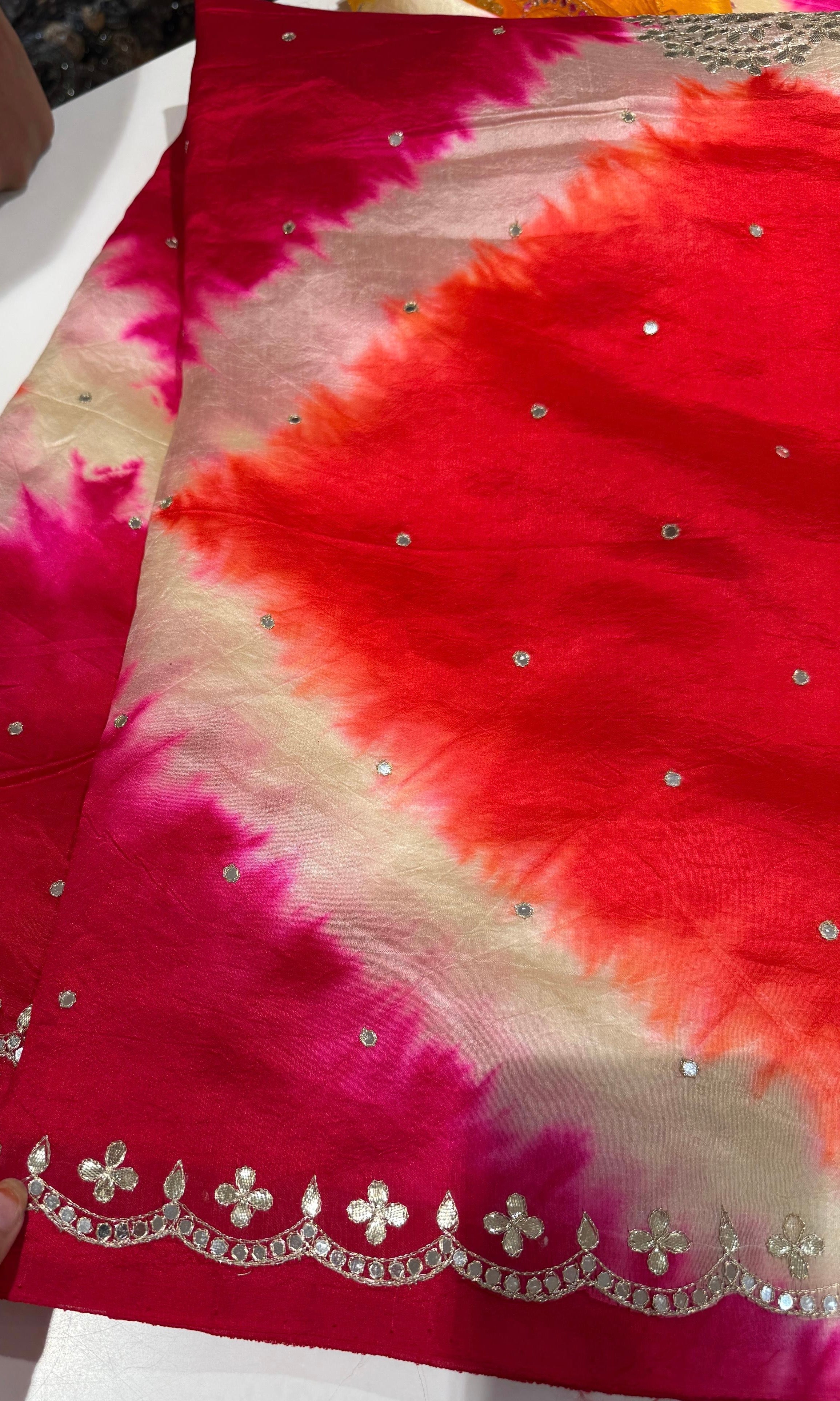 Multi colour saree