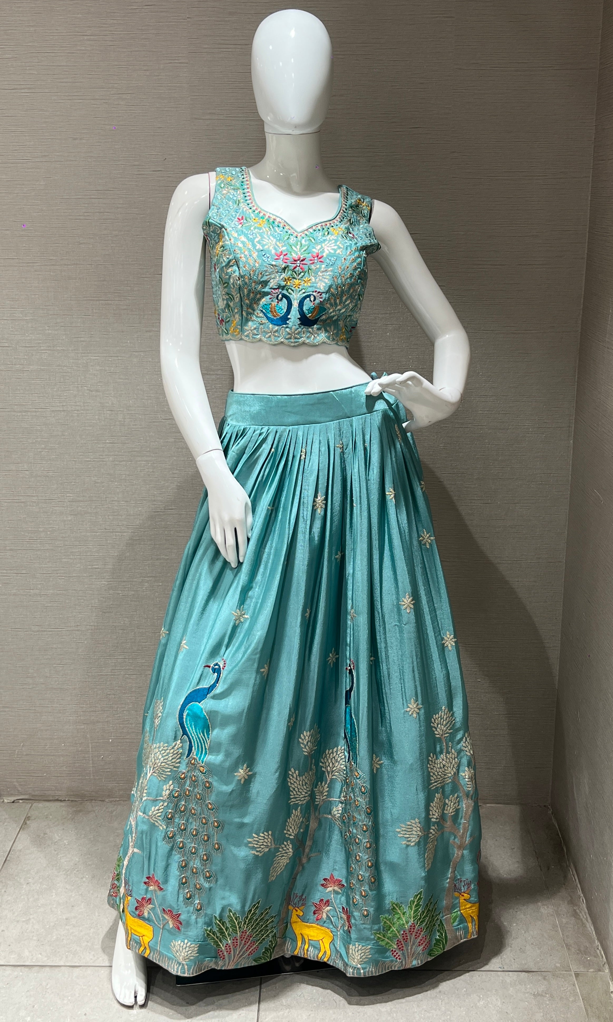 Blue Lehenga