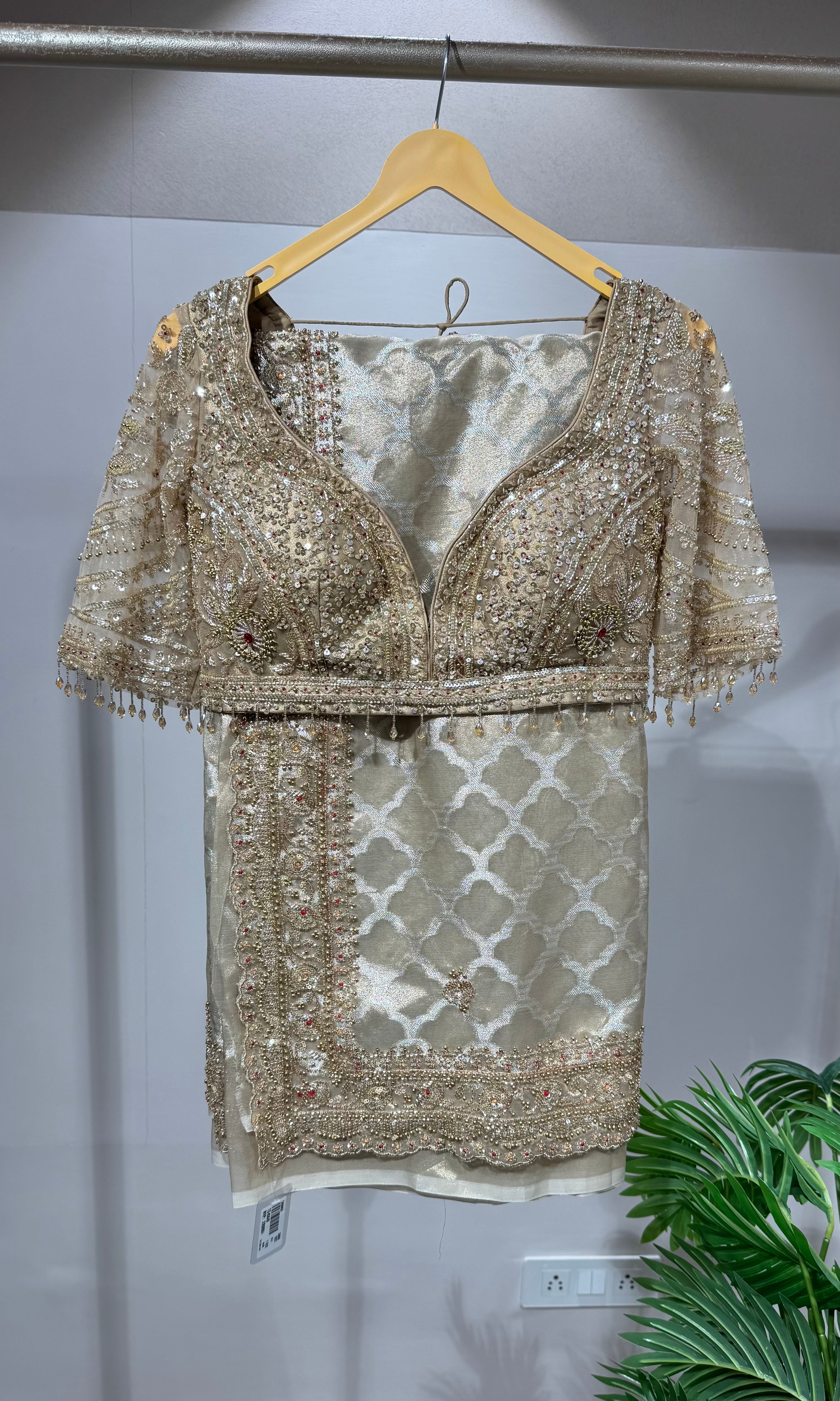 Gold Gilded Glamour Ensemble SAREE