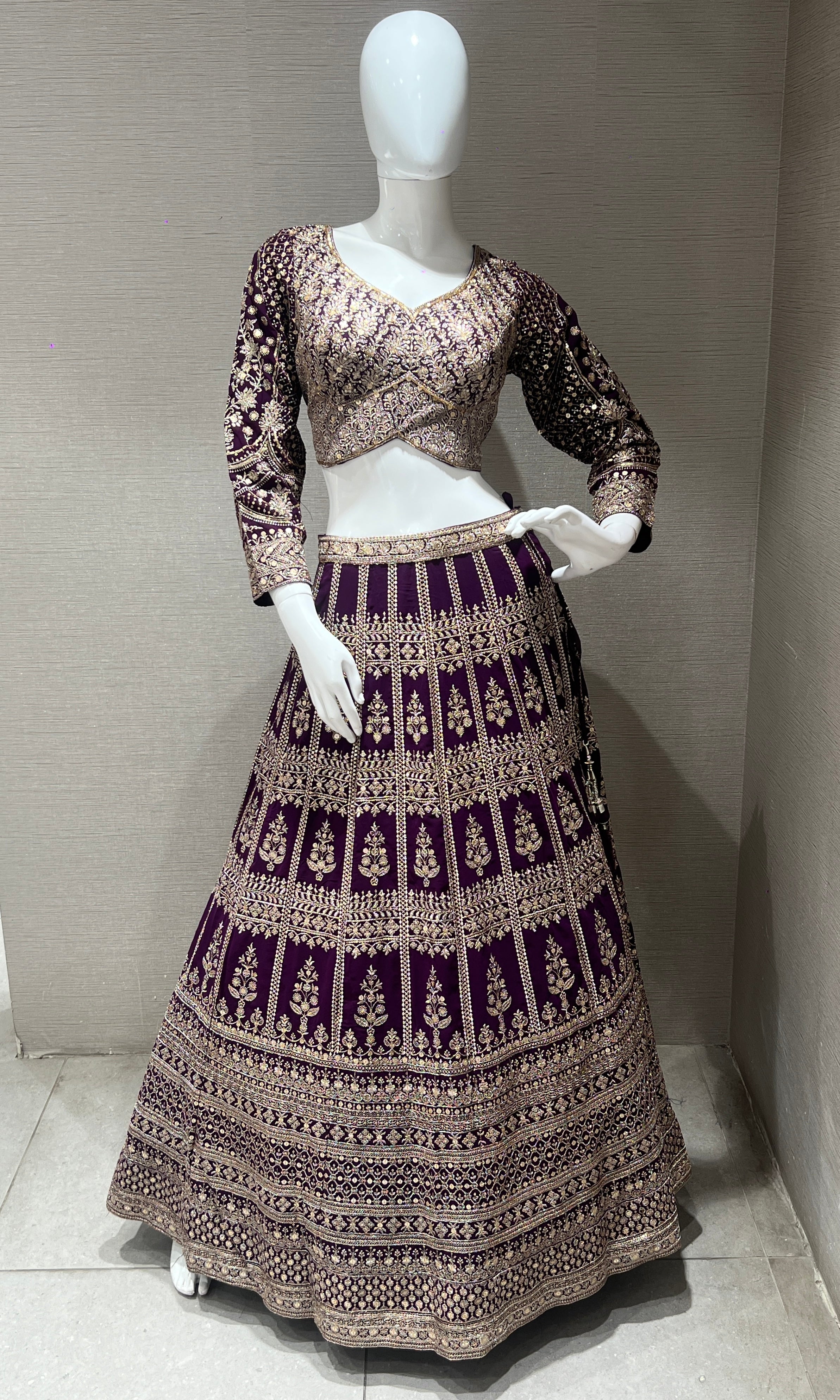 Purple Lehenga