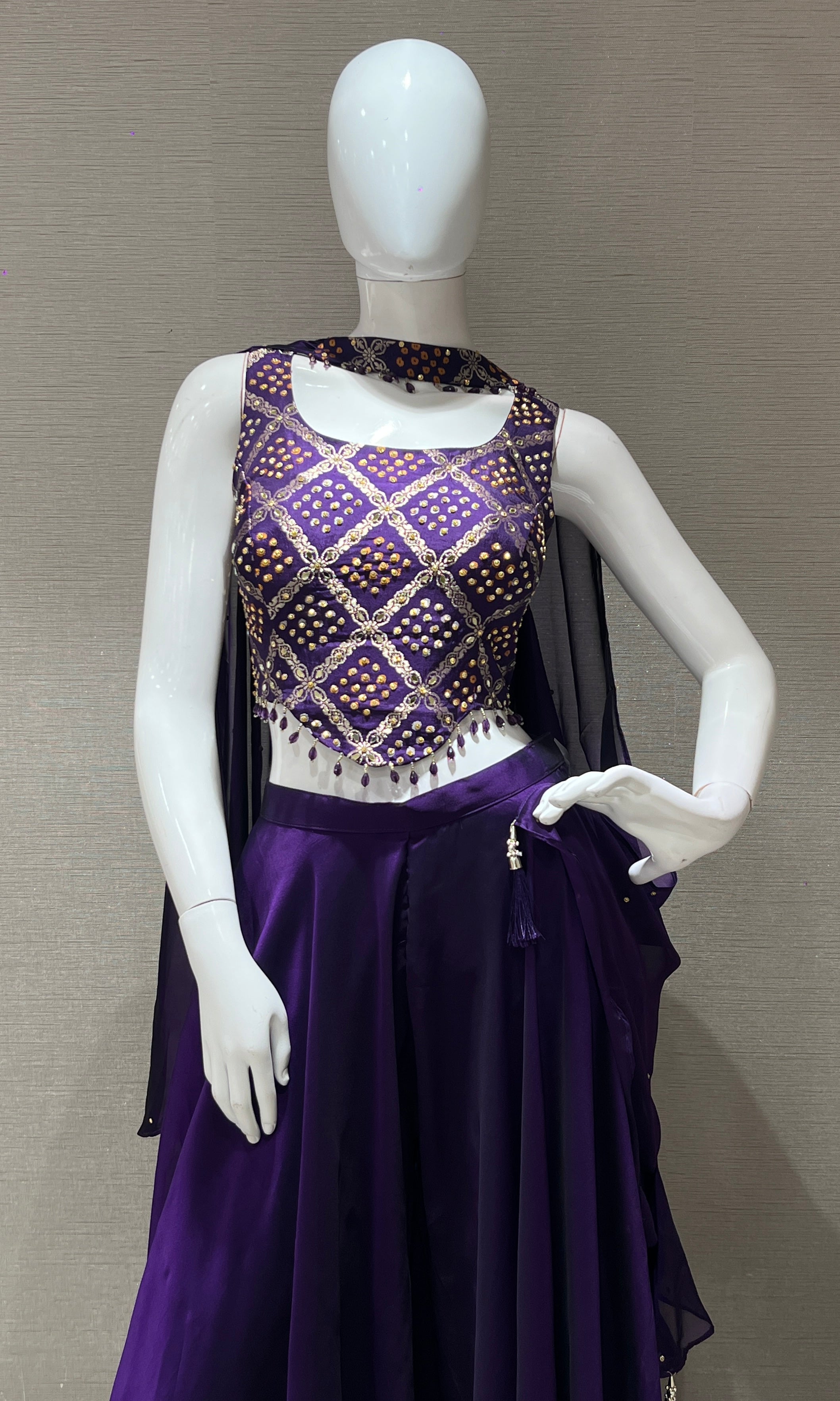 Purple palazzo