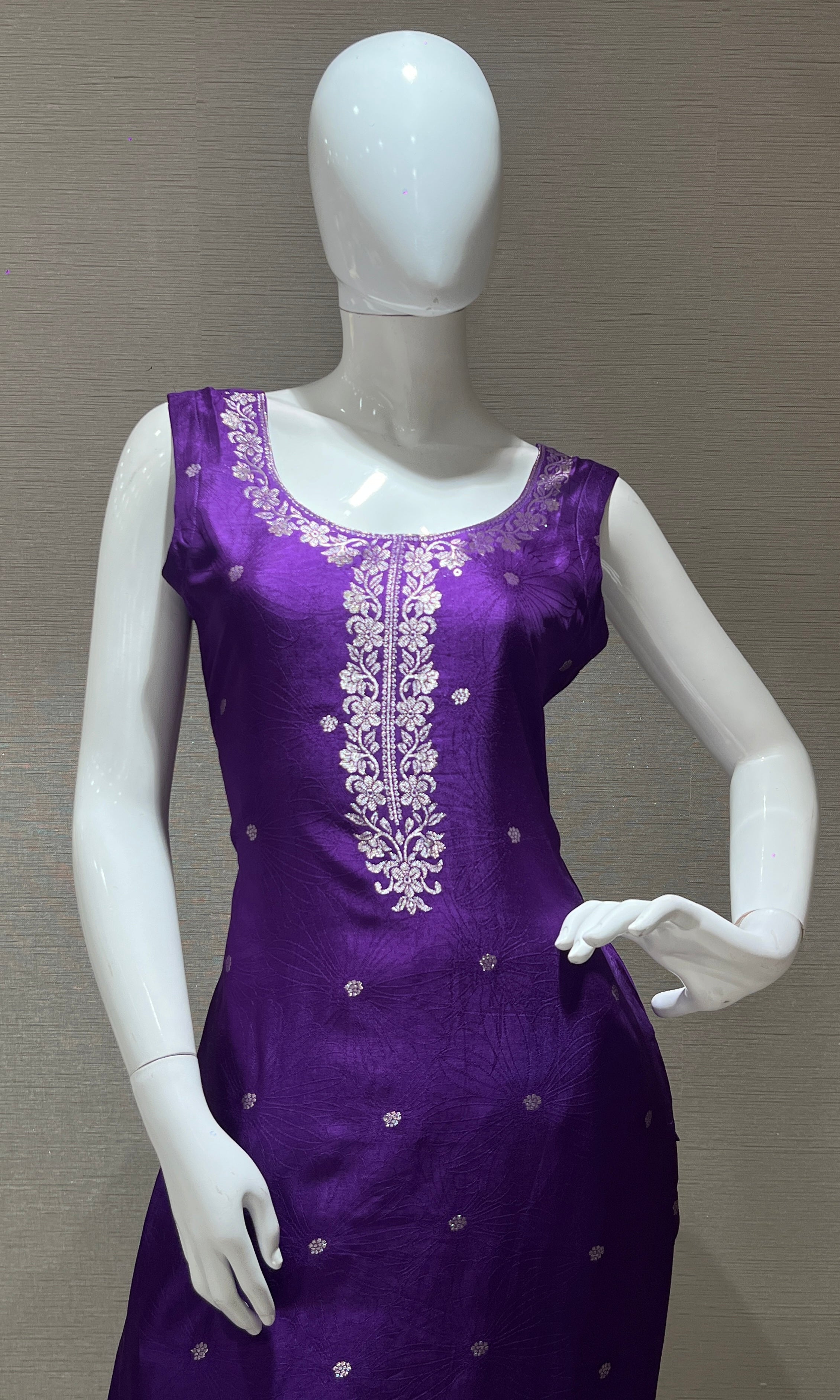 Purple kurta set