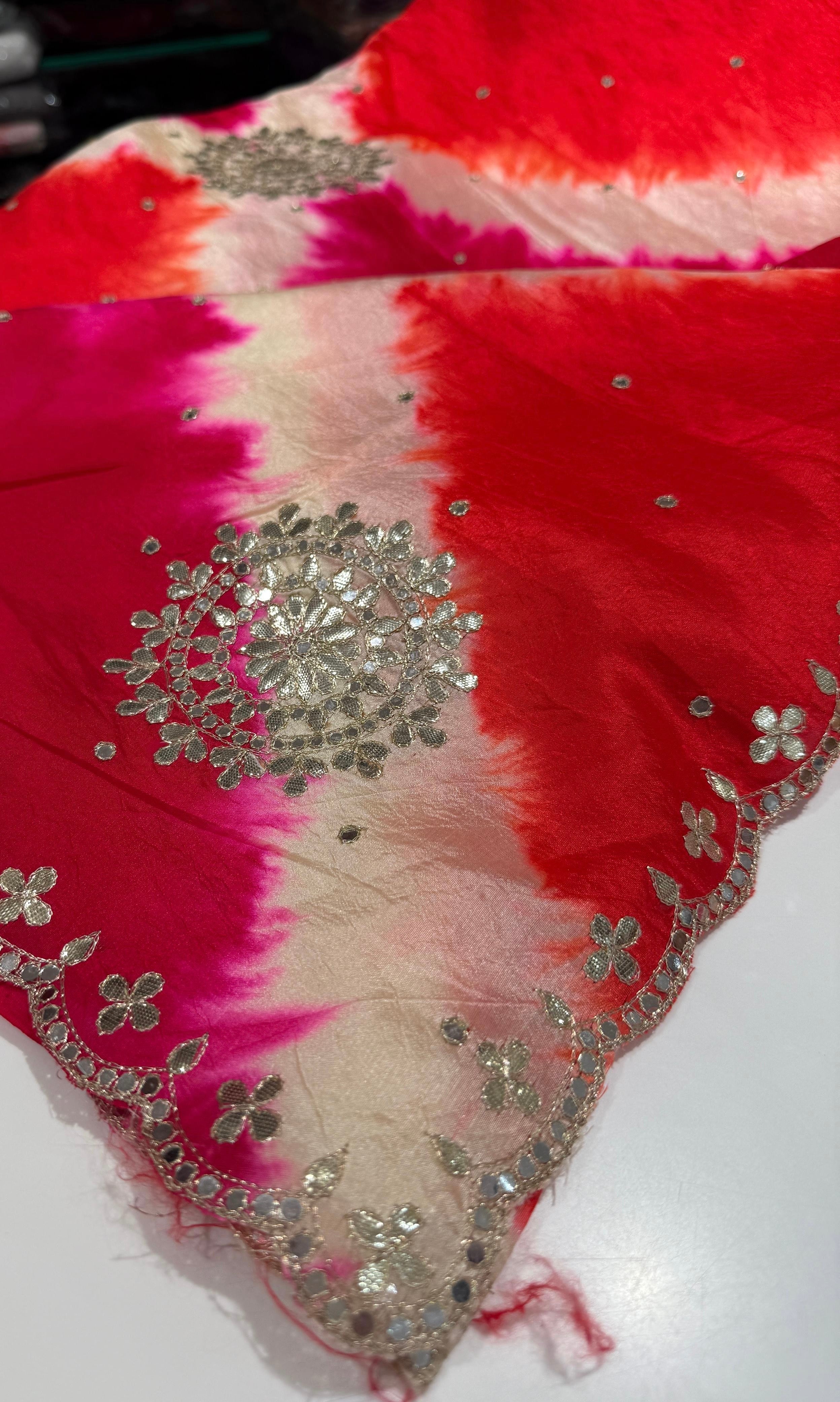 Multi colour saree