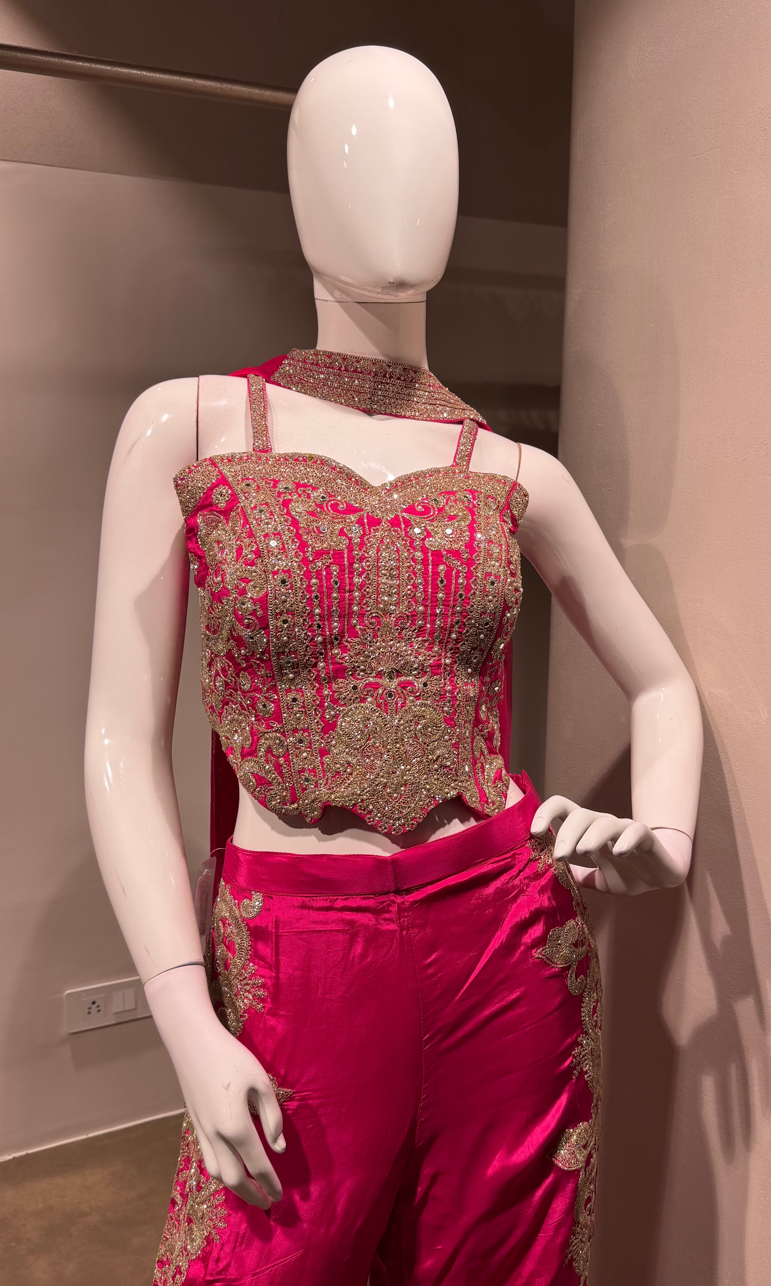 RANI Embroidered Indo-Western Palazzo Set
