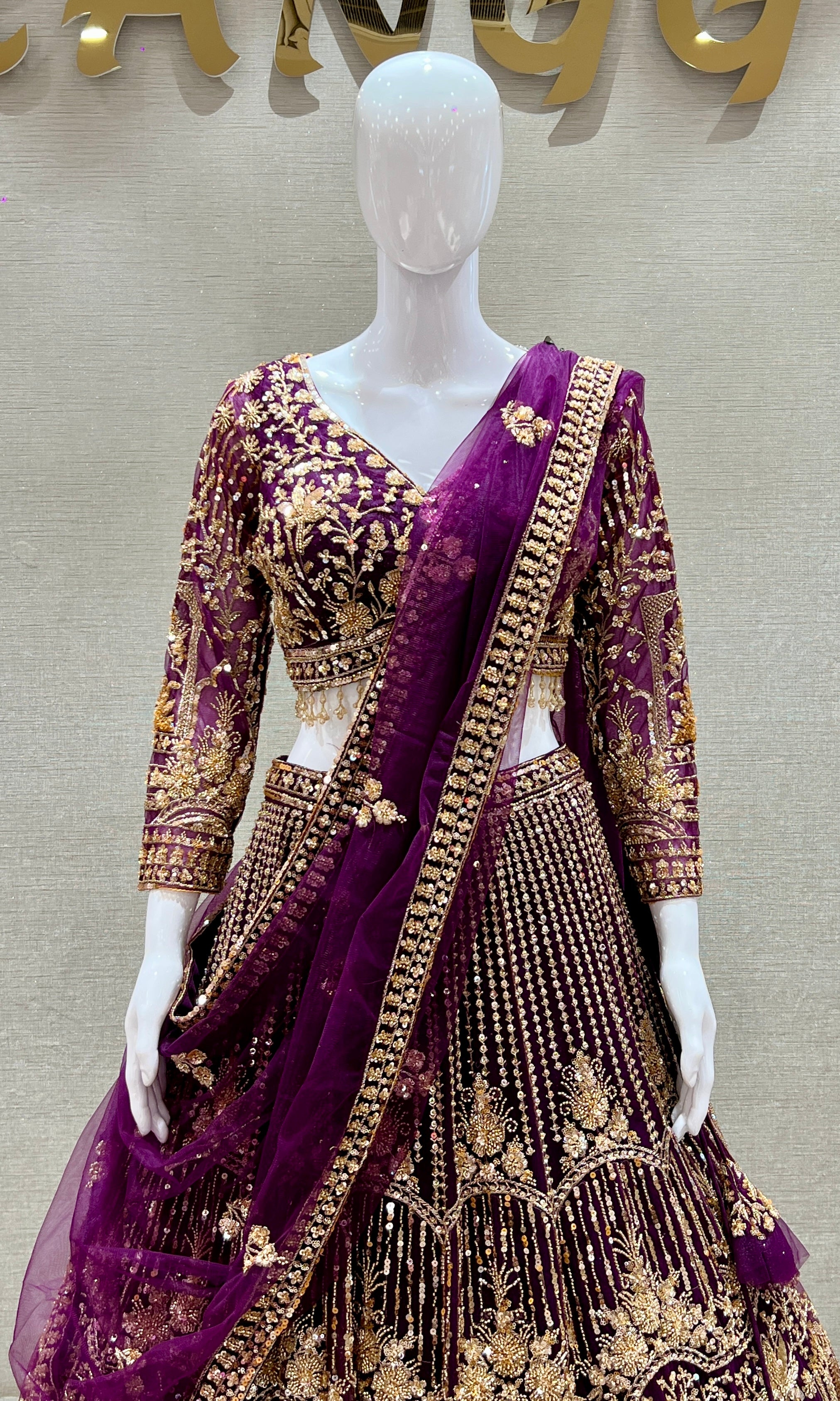 Purple Lehenga