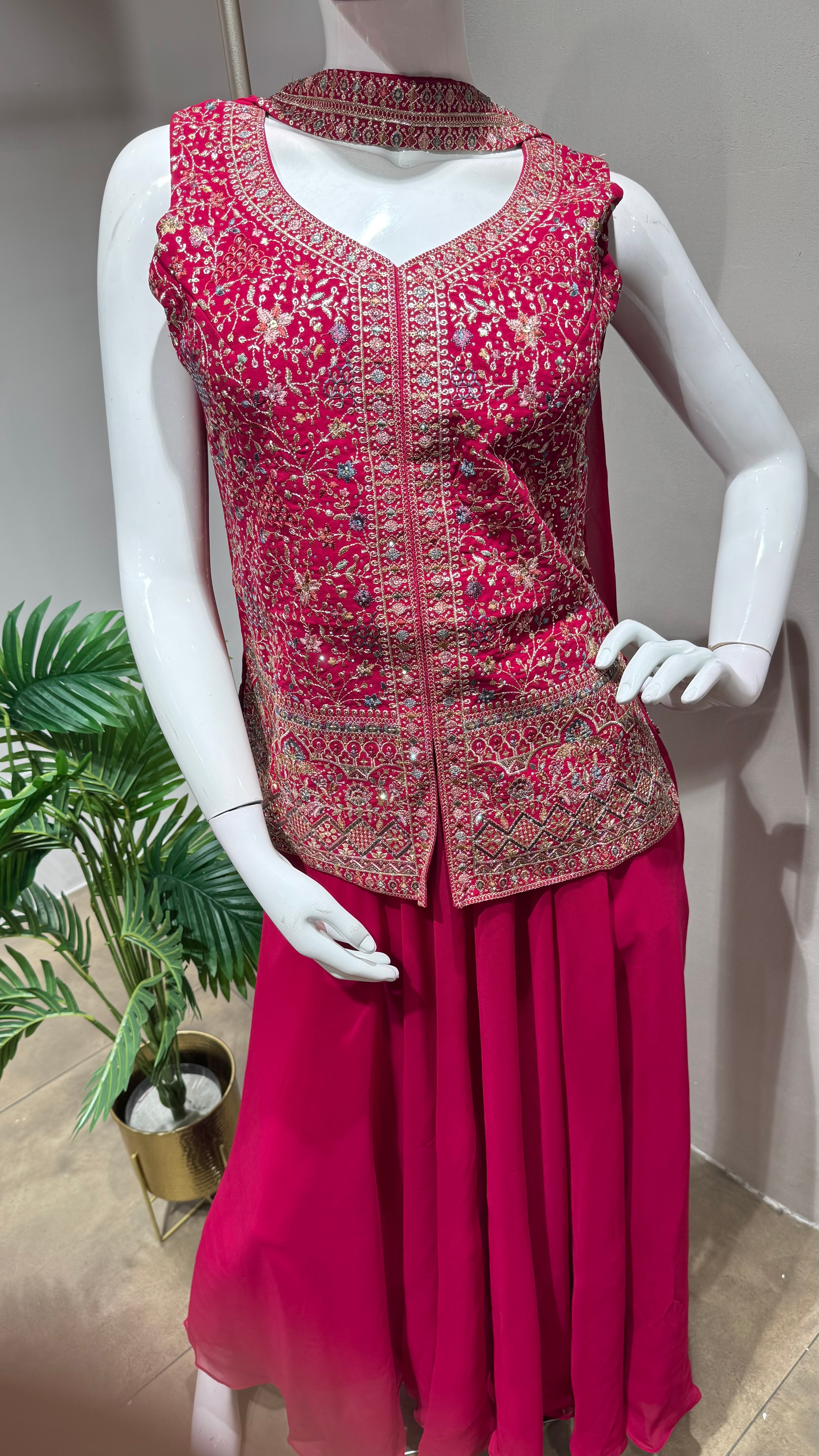 RANI PINK PALAZZO SET