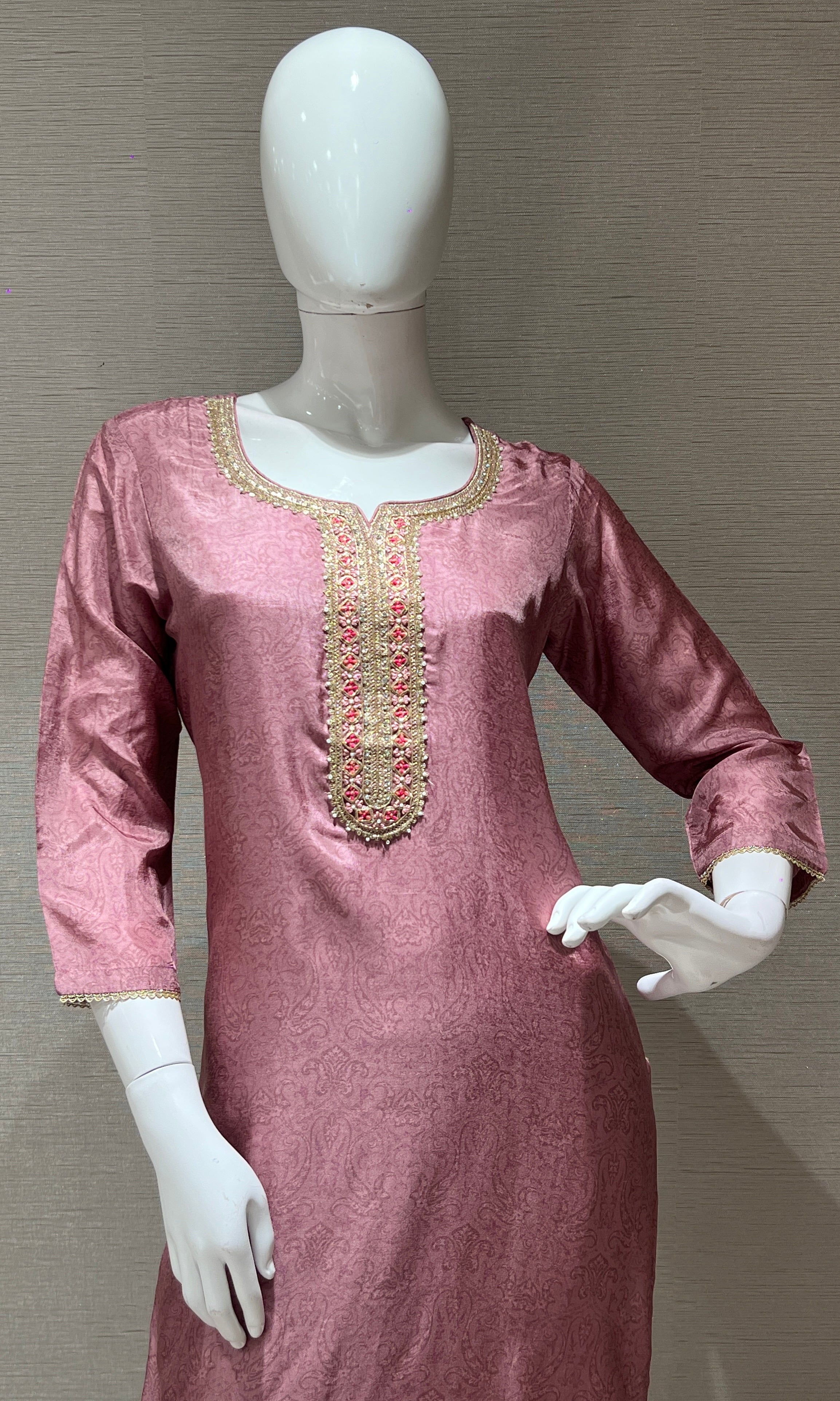 Mauve kurta set