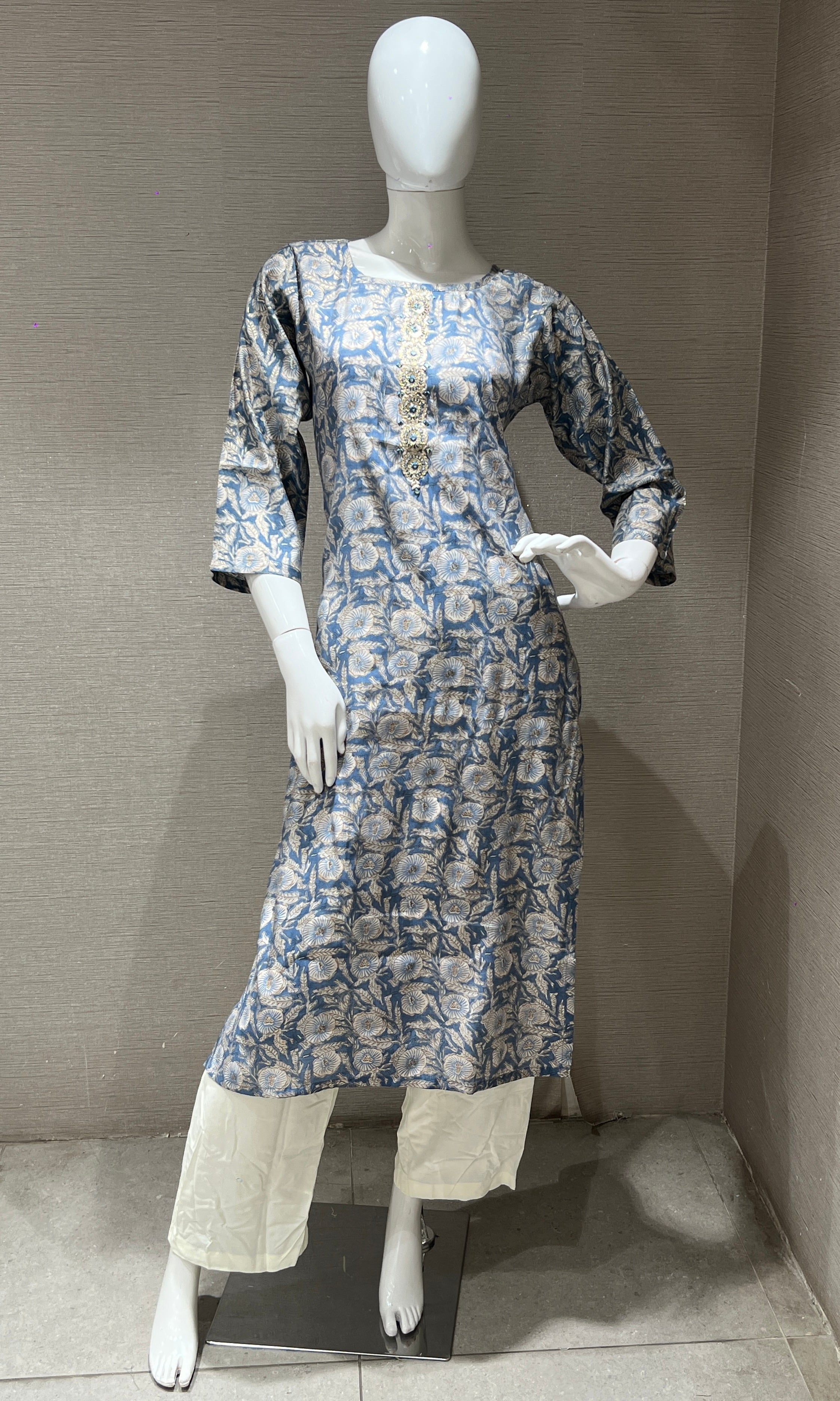 Blue kurti