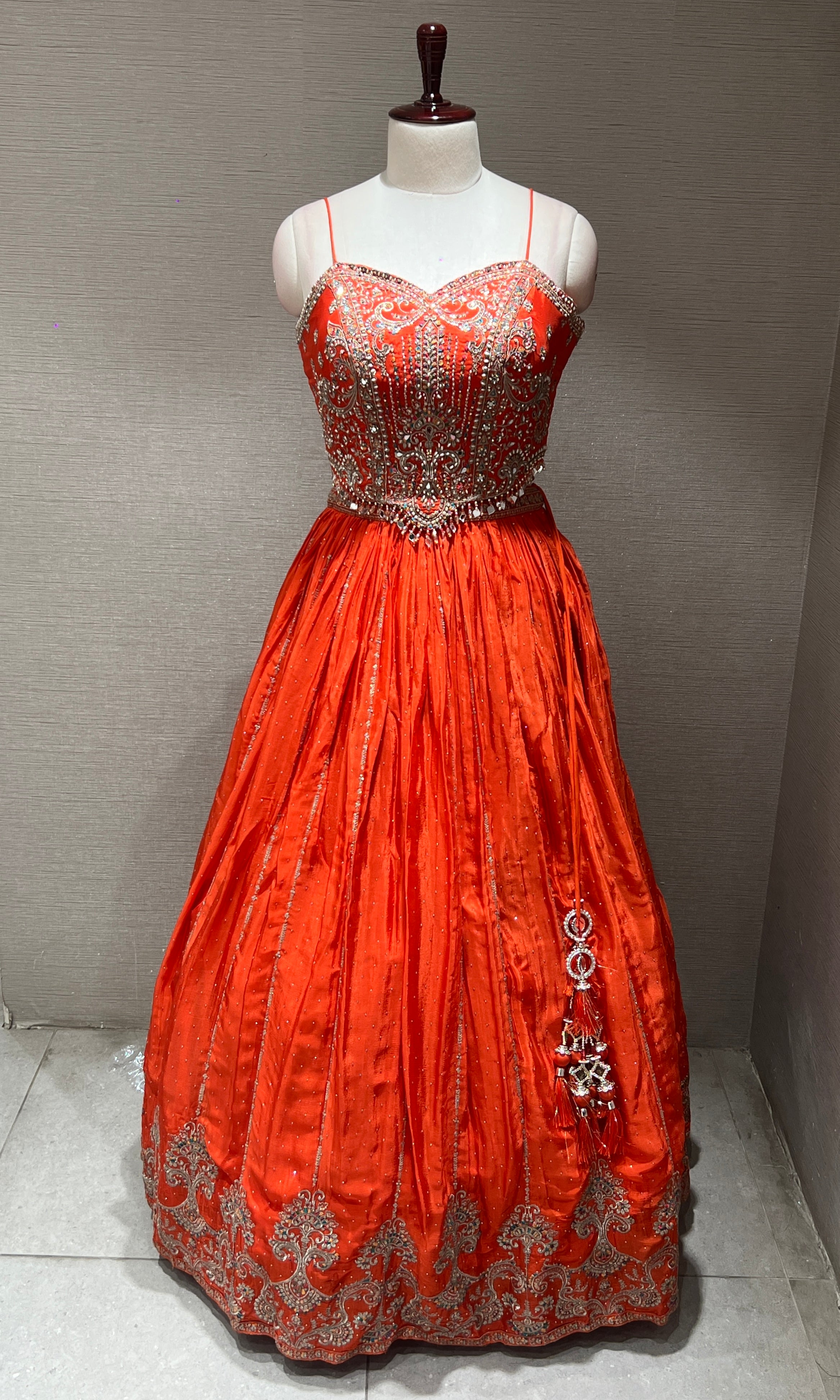Orange Lehenga