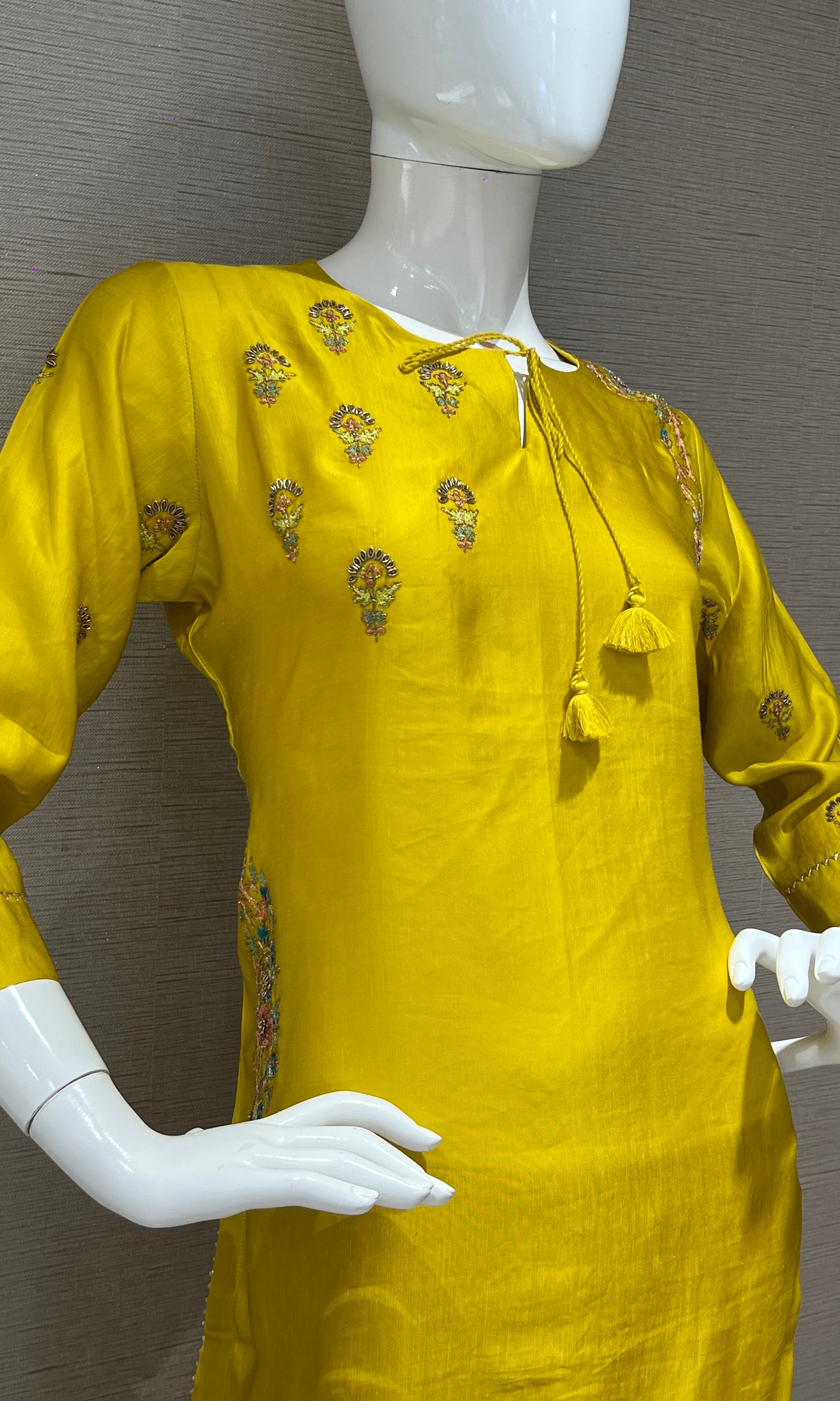 🐥 Yellow Kurti set