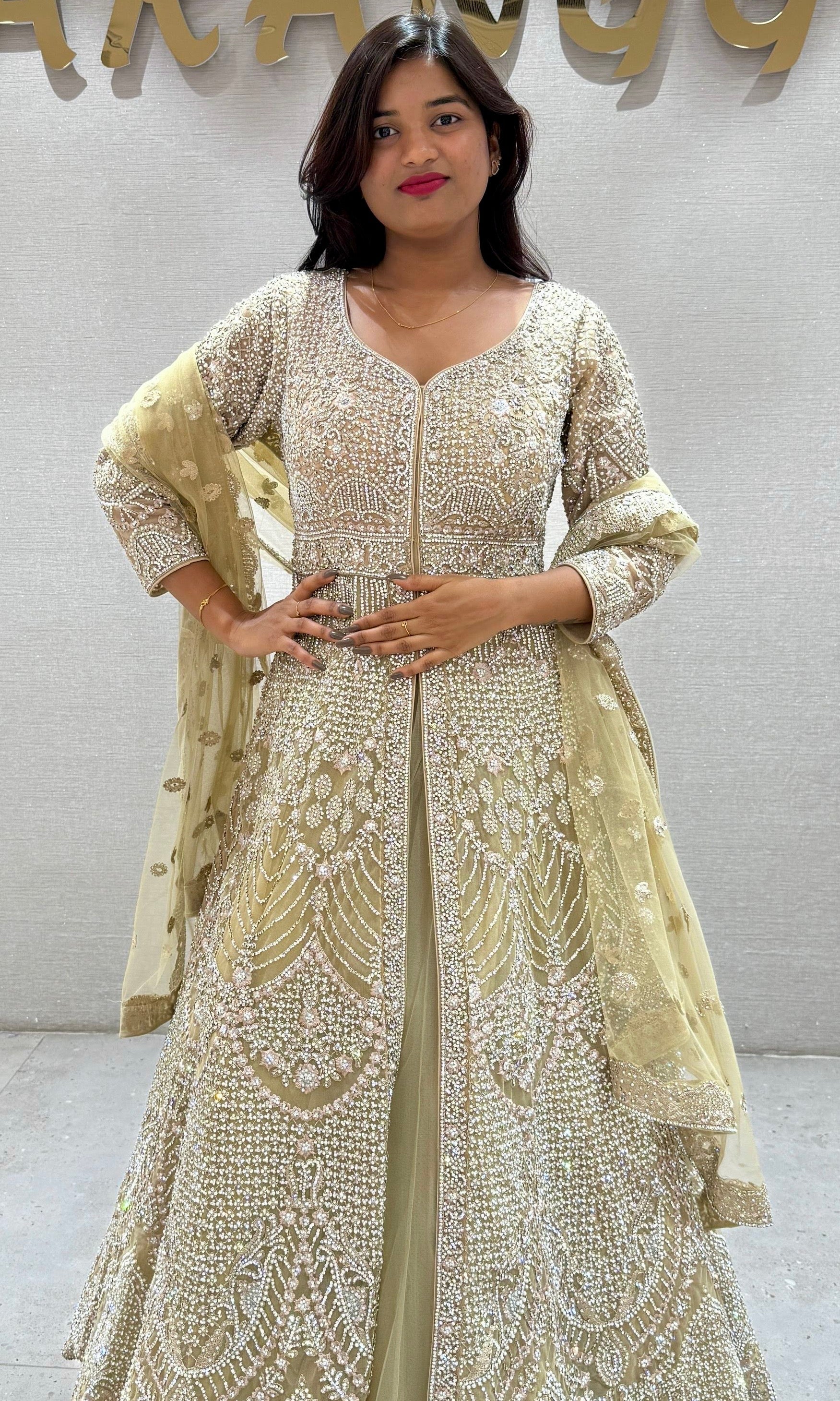 Fawn Lehenga