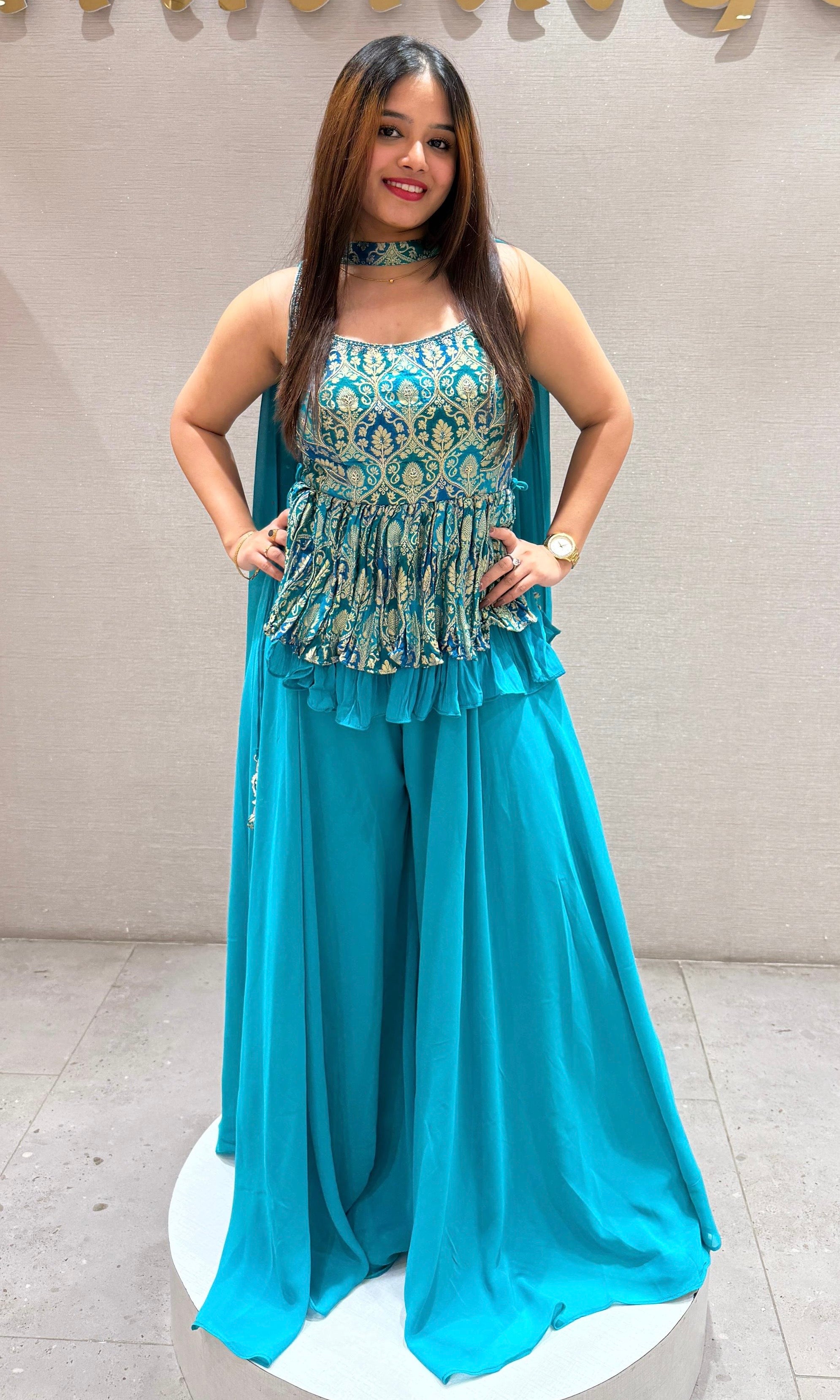 Blue palazzo