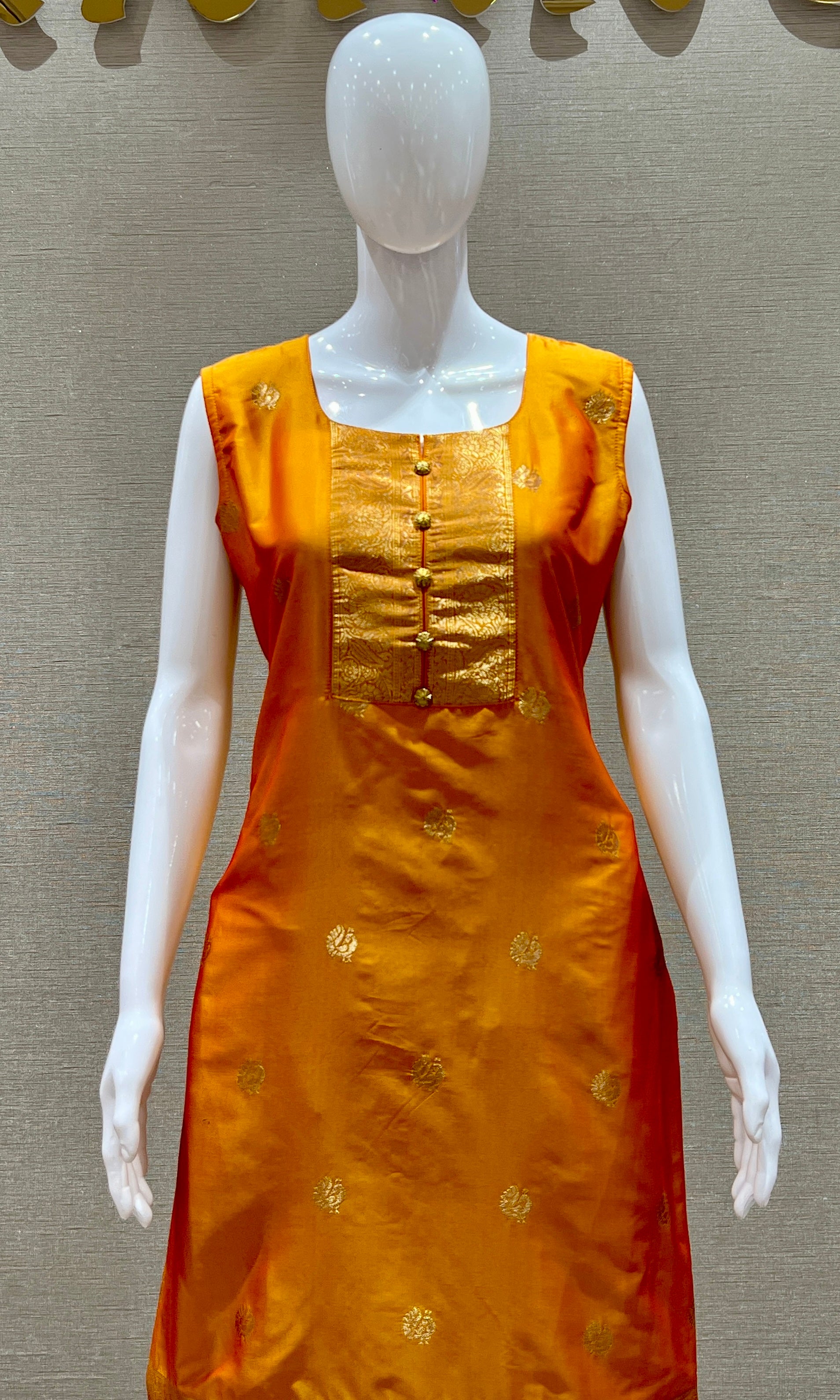 Yellow kurta set