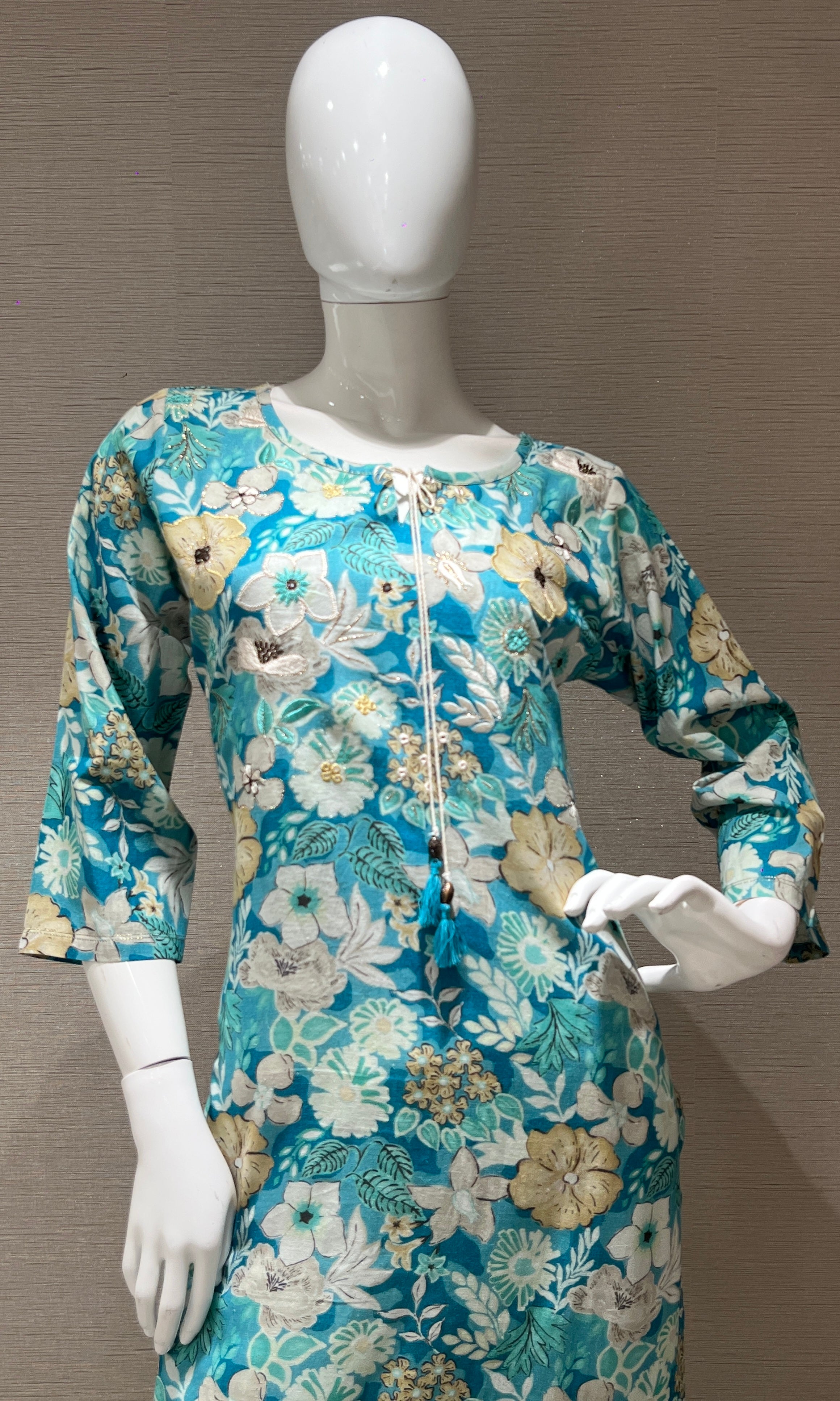 Blue kurti top