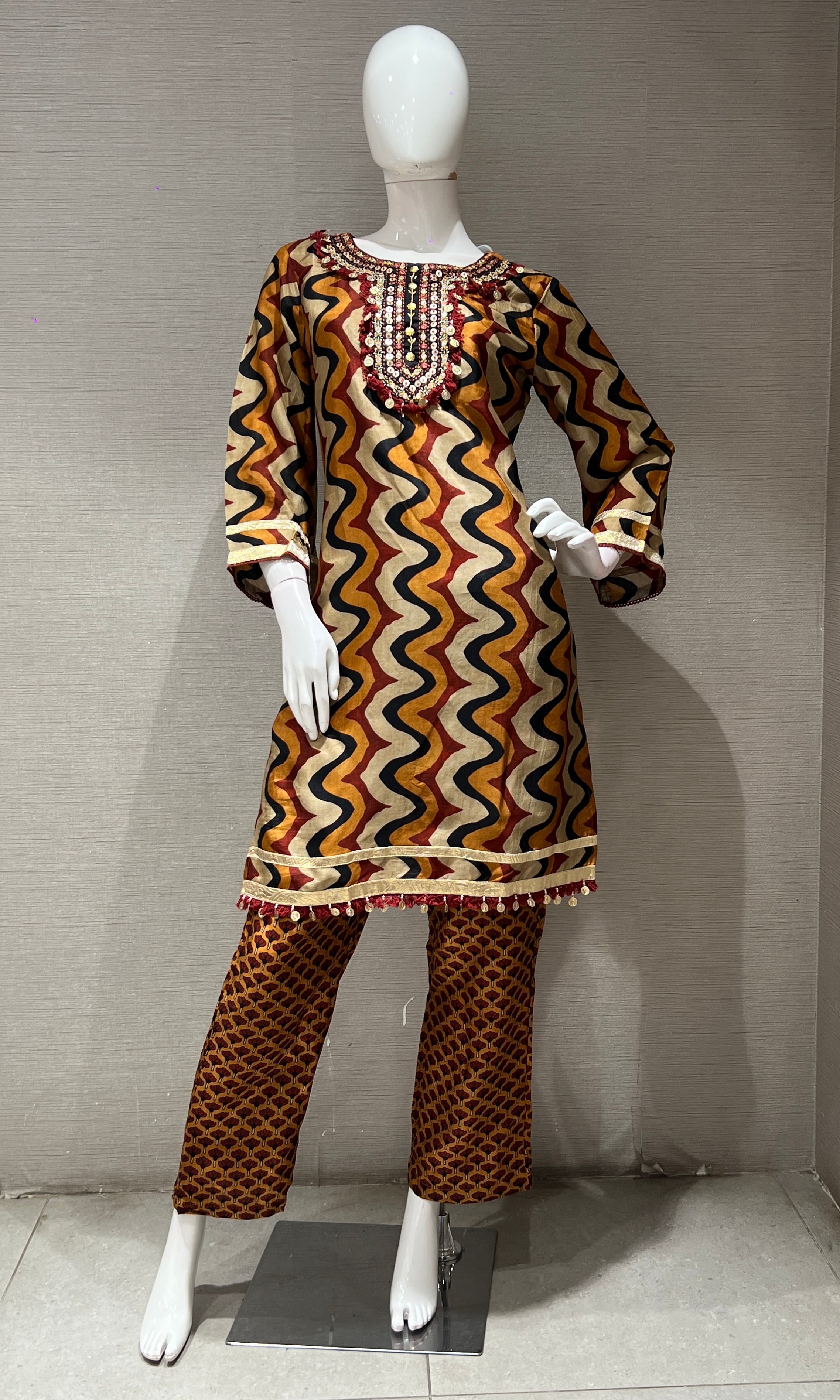 Multi PRINTED kurta set