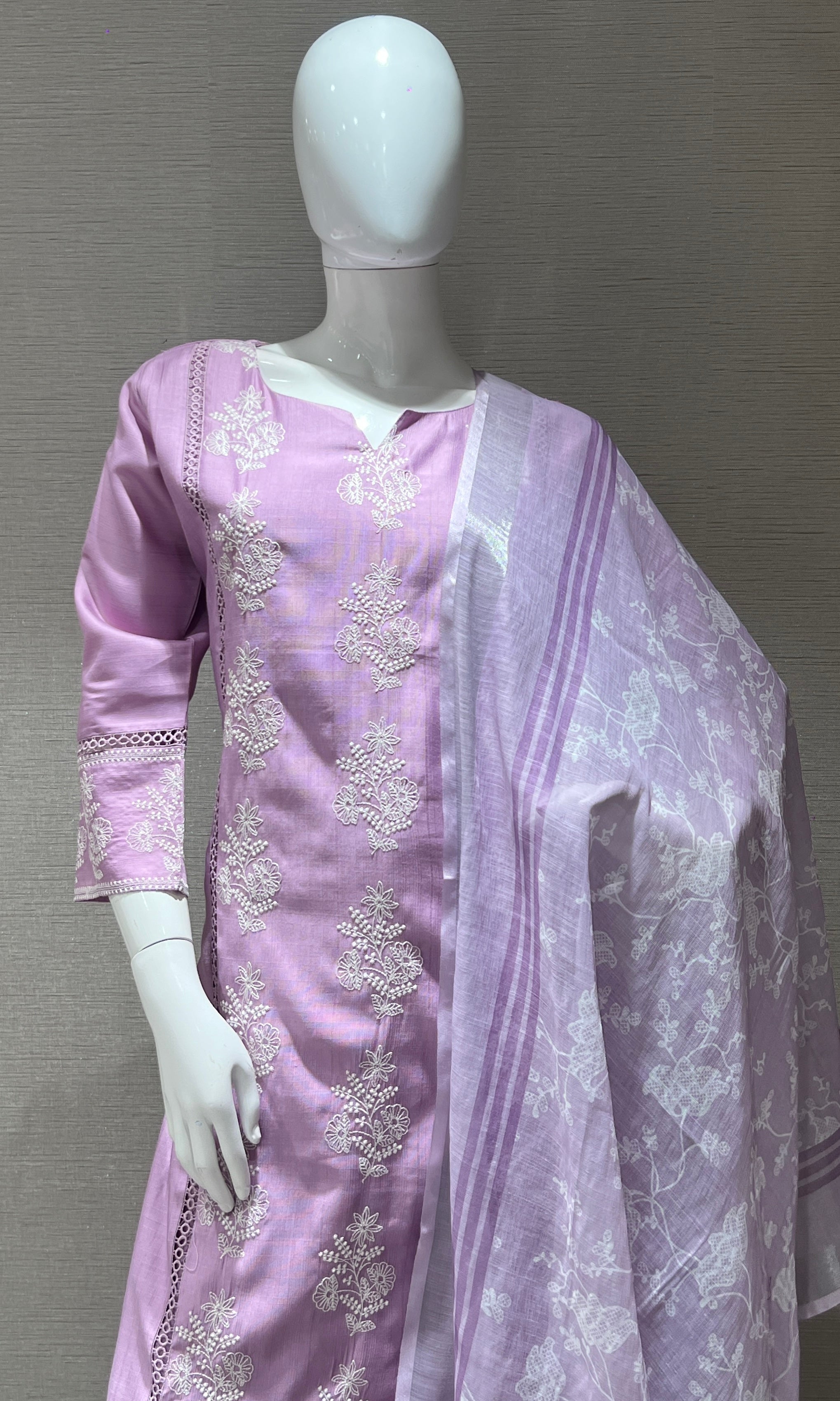 Lavender kurta set