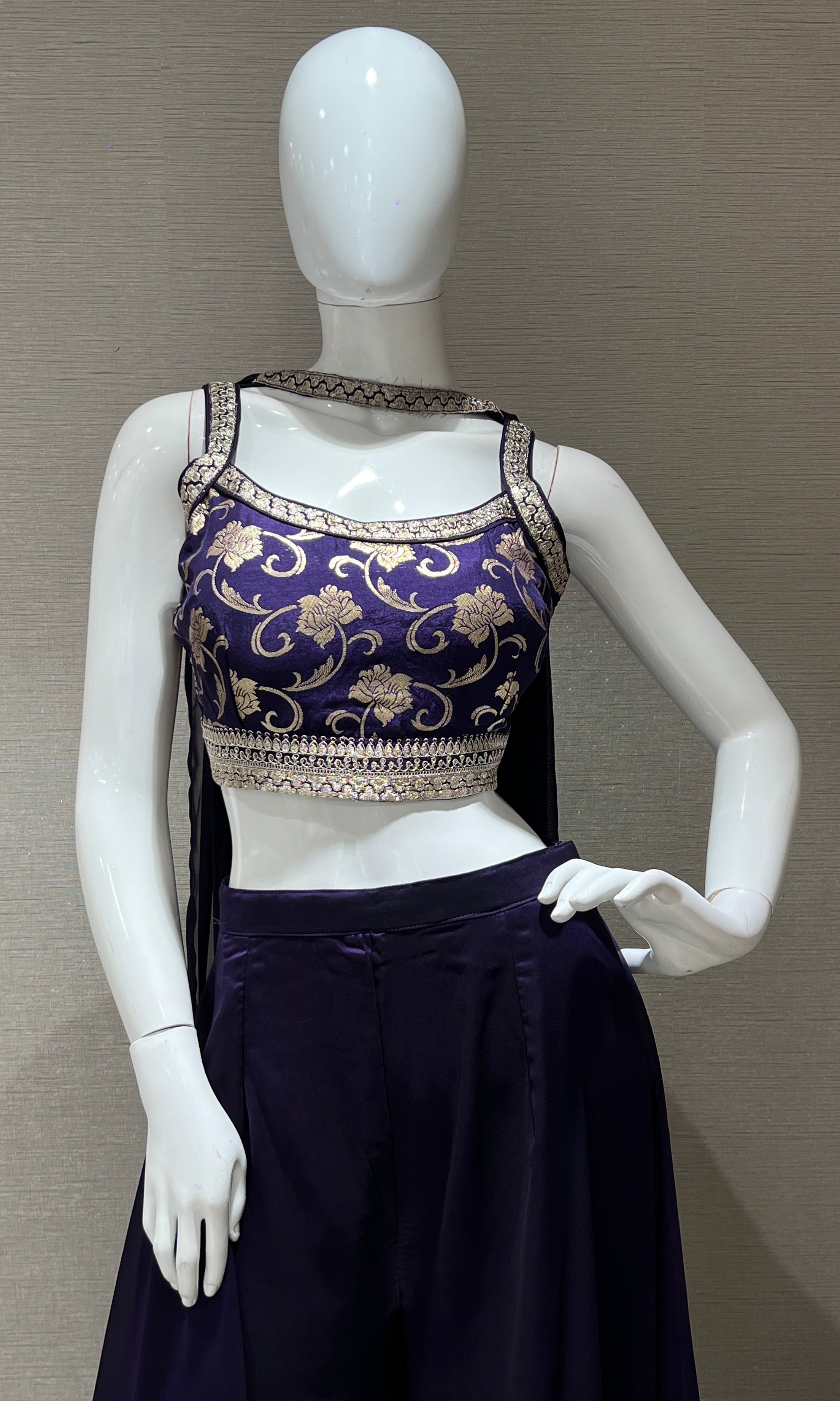Purple palazzo