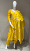 Mustard yellow kurta set