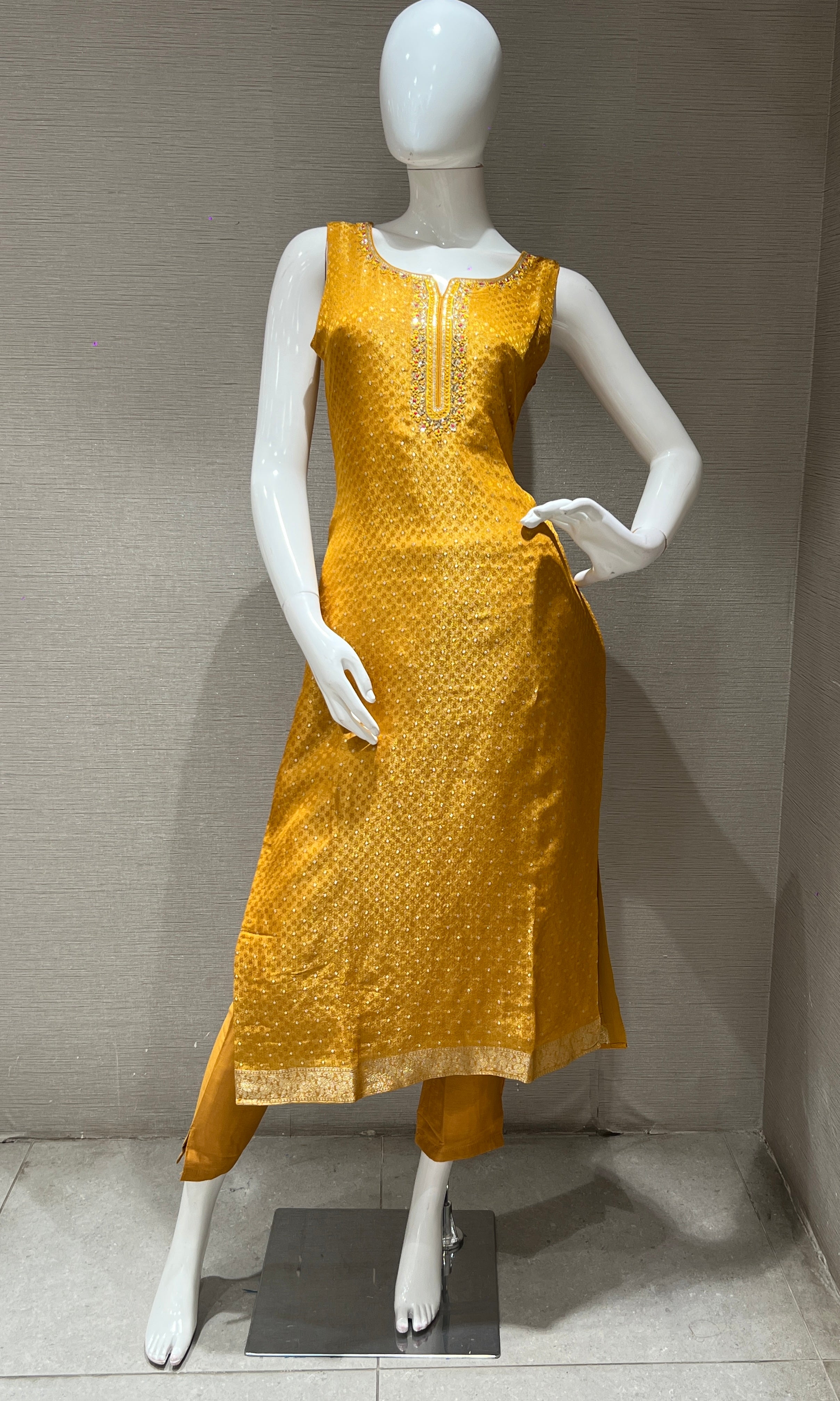 Yellow kurta set