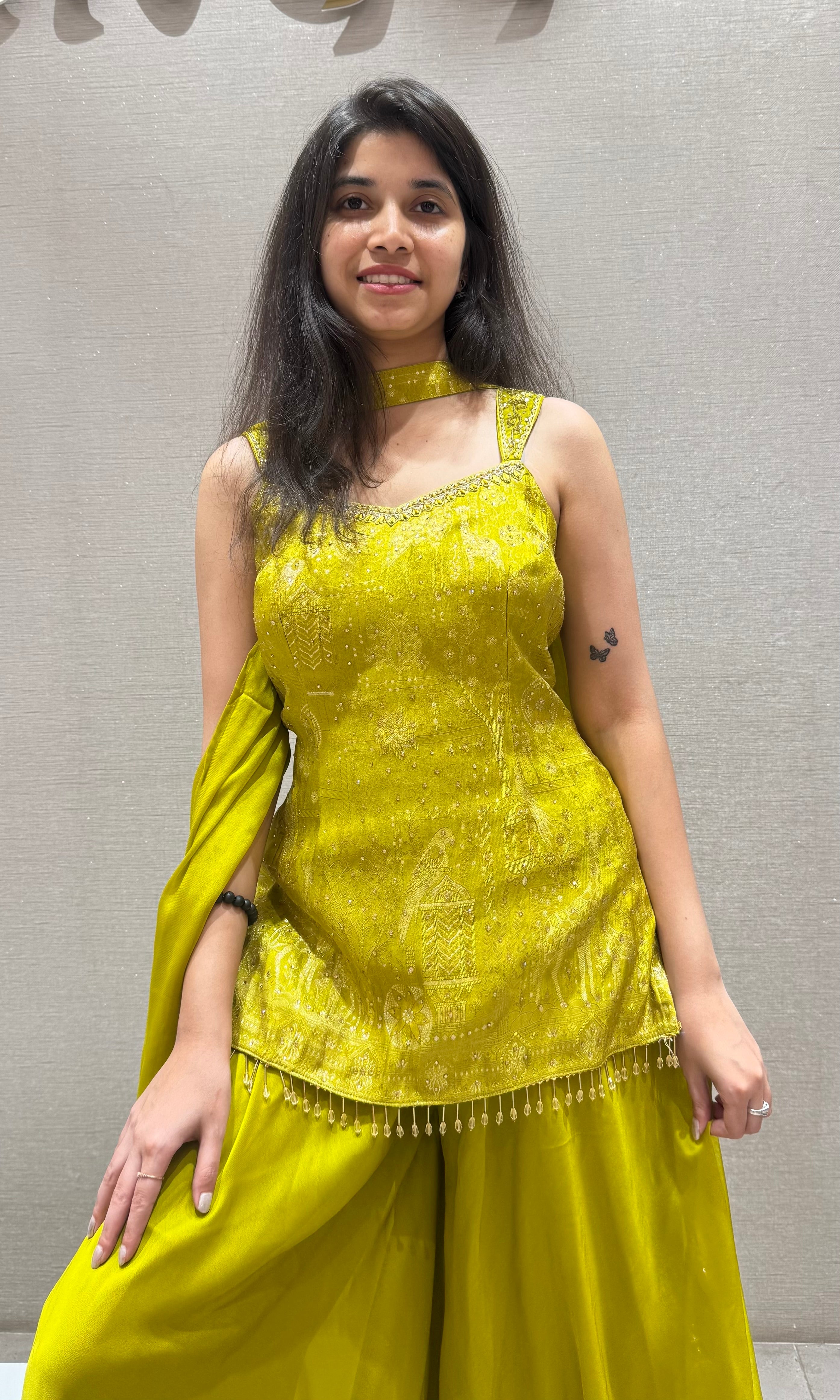 Liril EMBROIDERED SHARARA SET