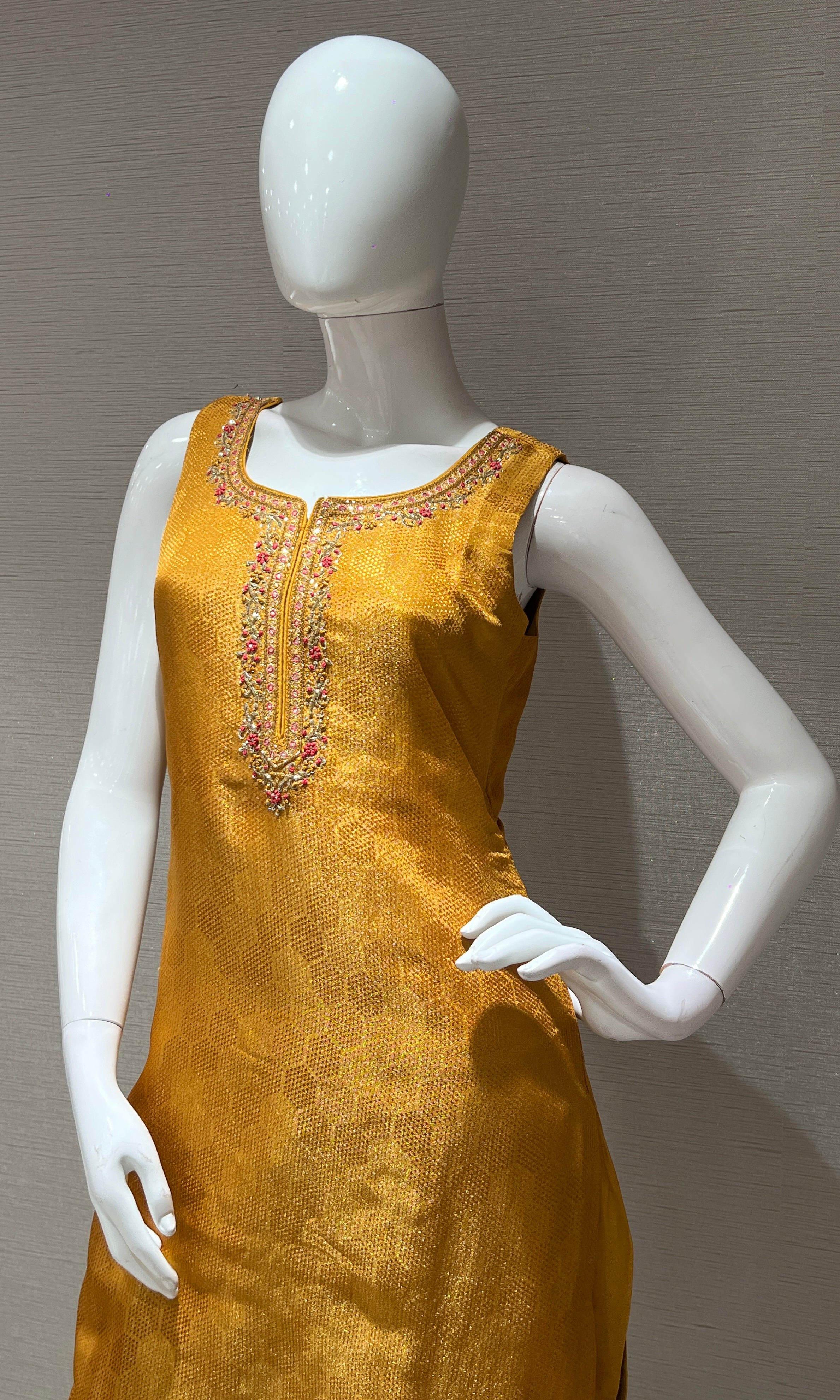 Mustard Gold Elegant Kurta set