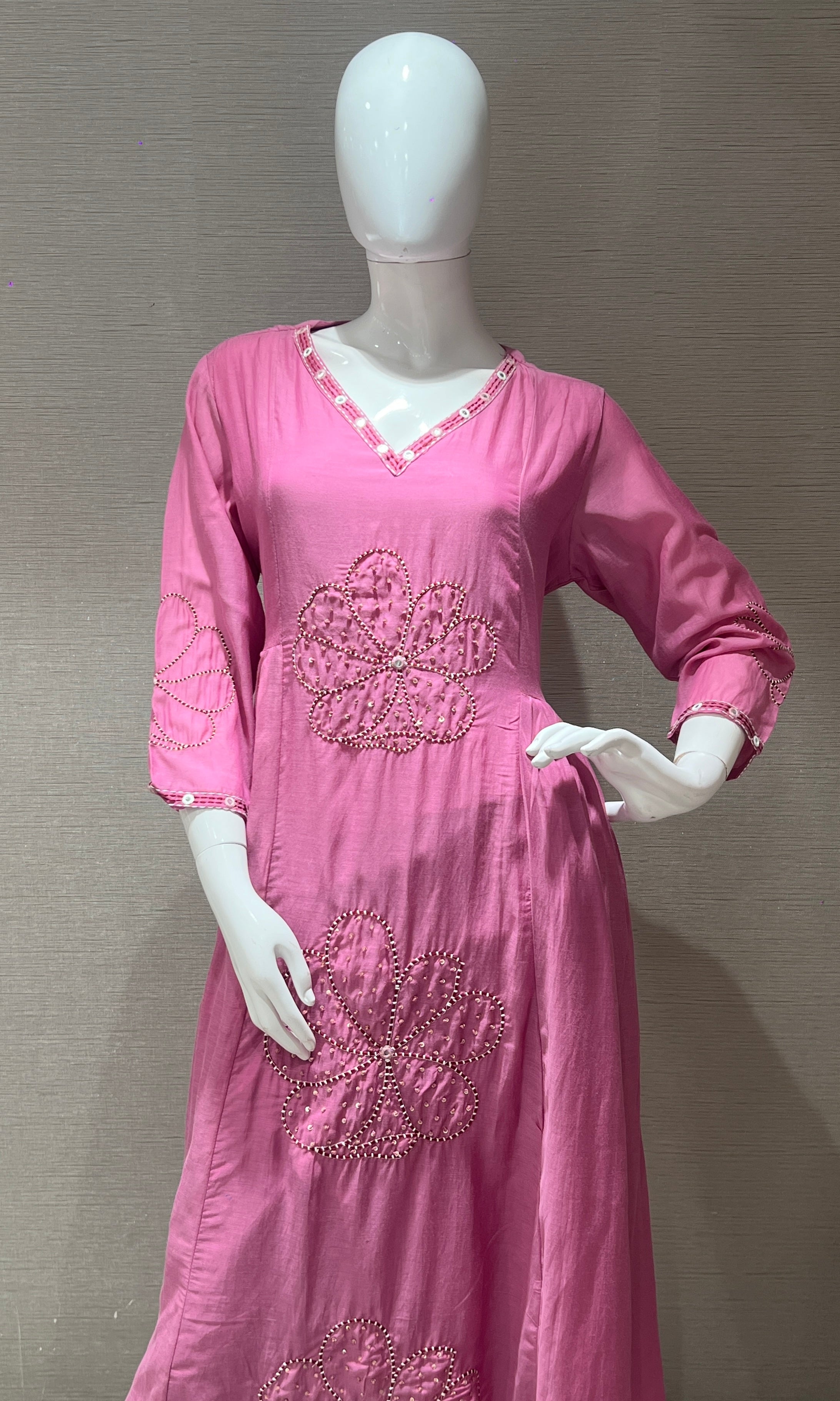 Light pink kurta set