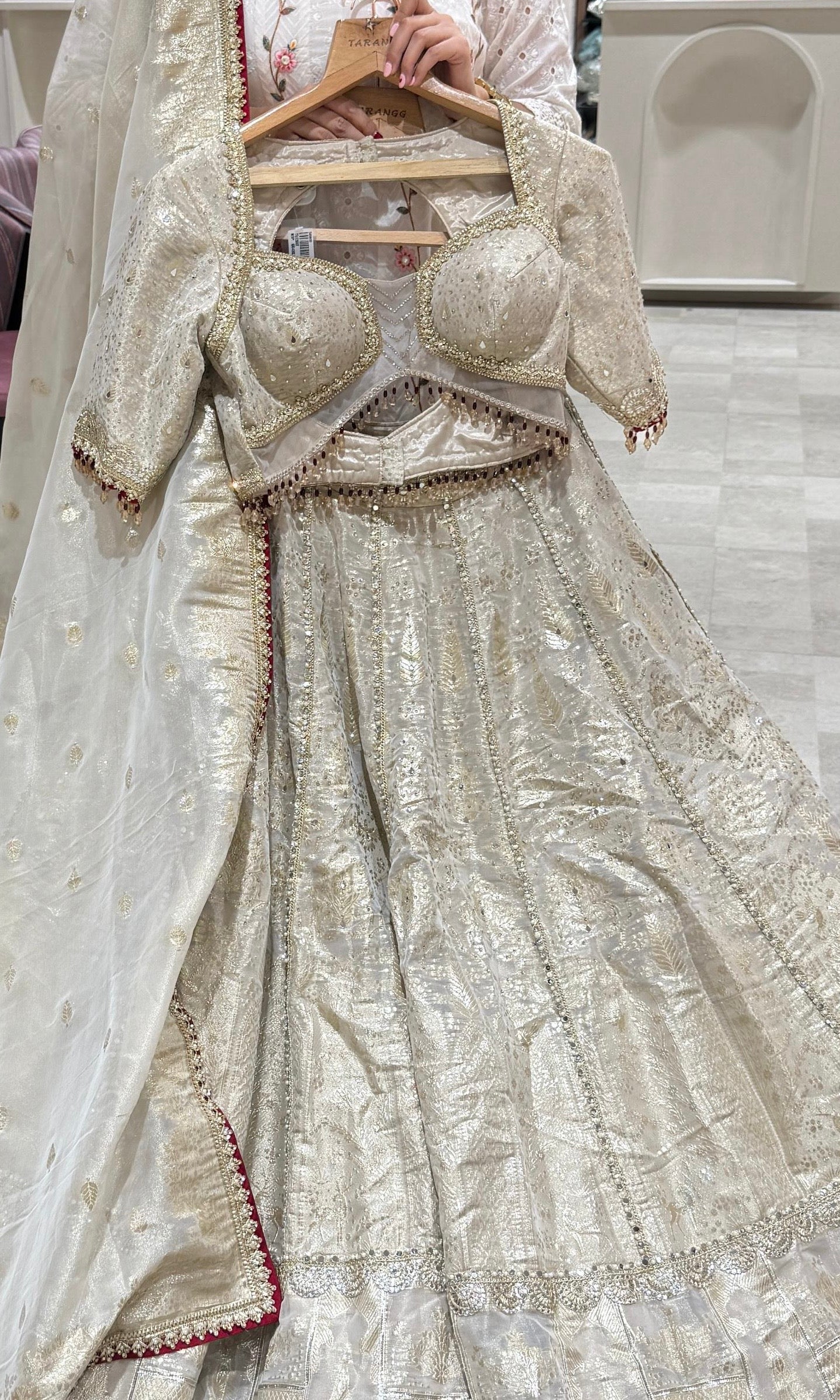 Gold lehenga