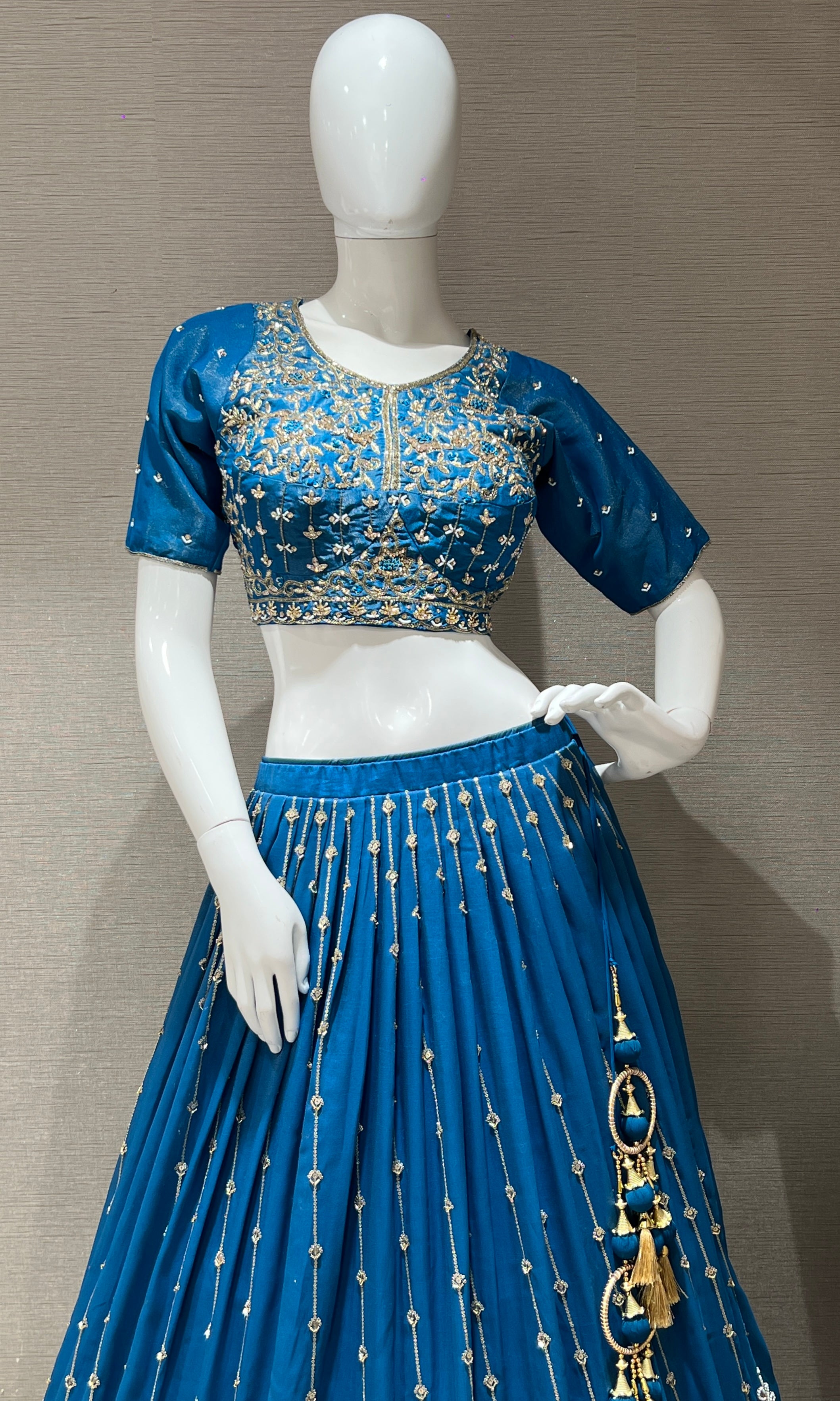 Blue Lehenga