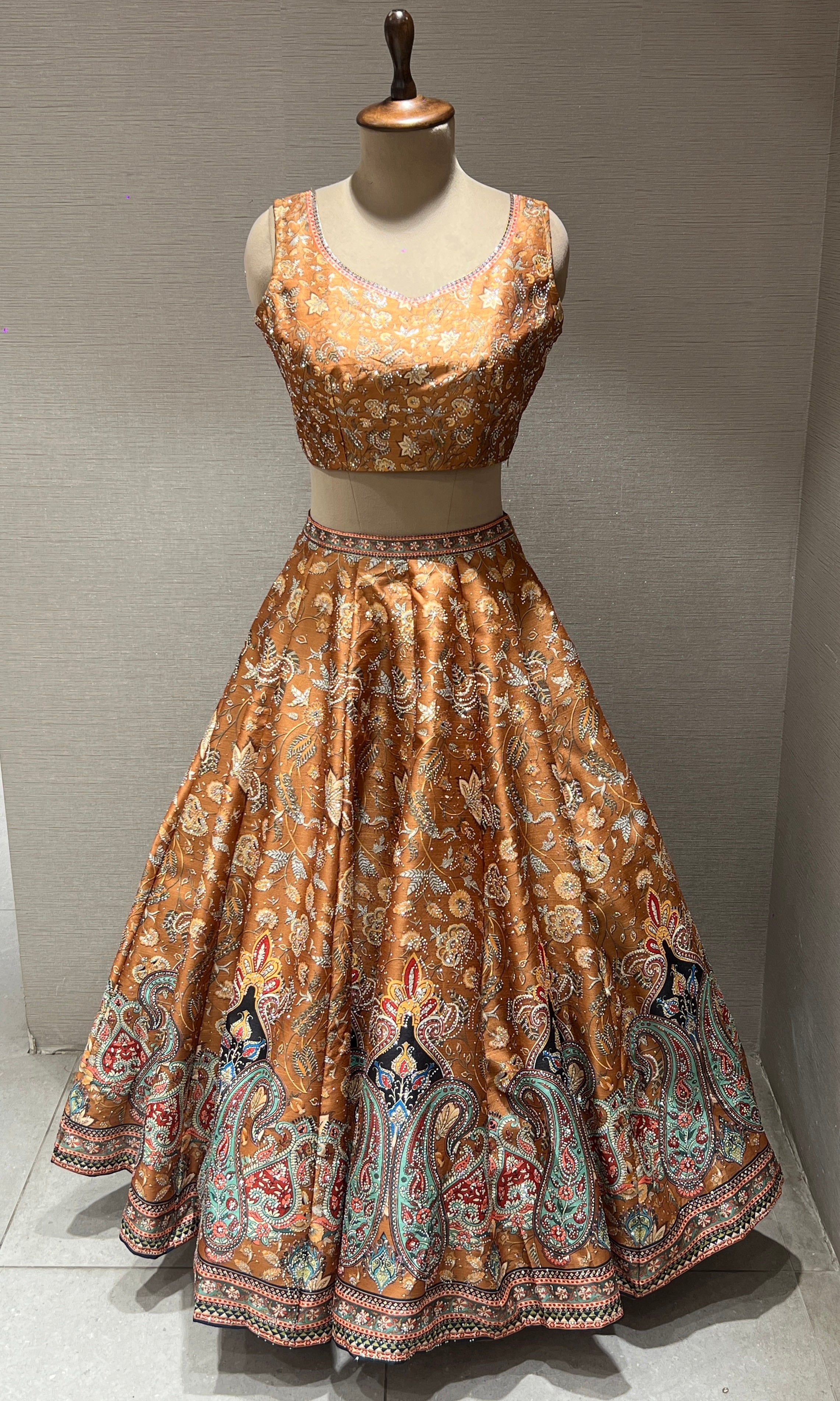 Mustard yellow Lehenga