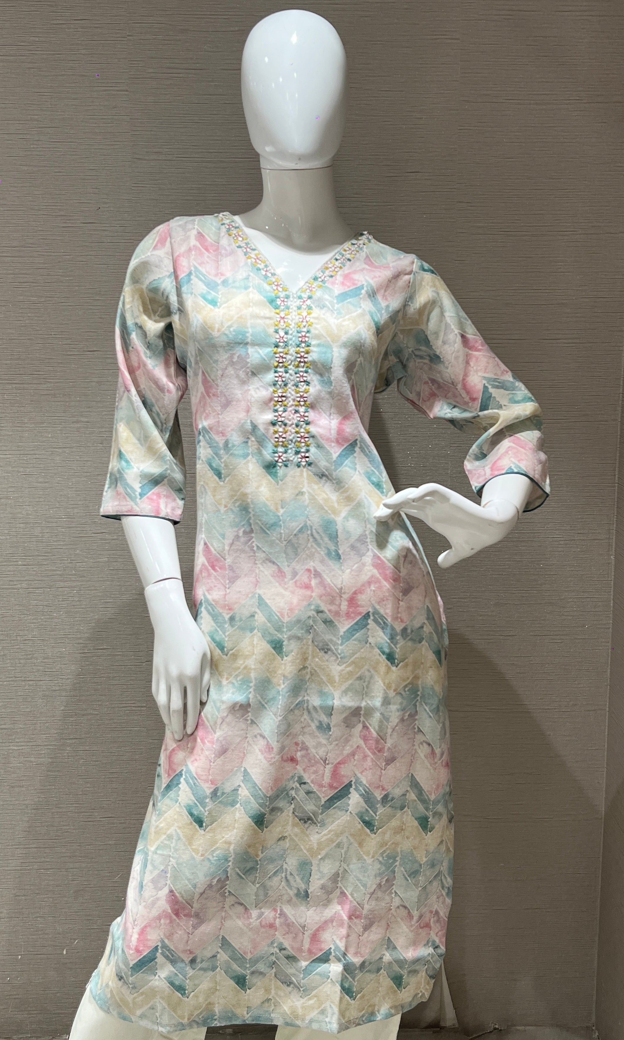 Fawn kurti
