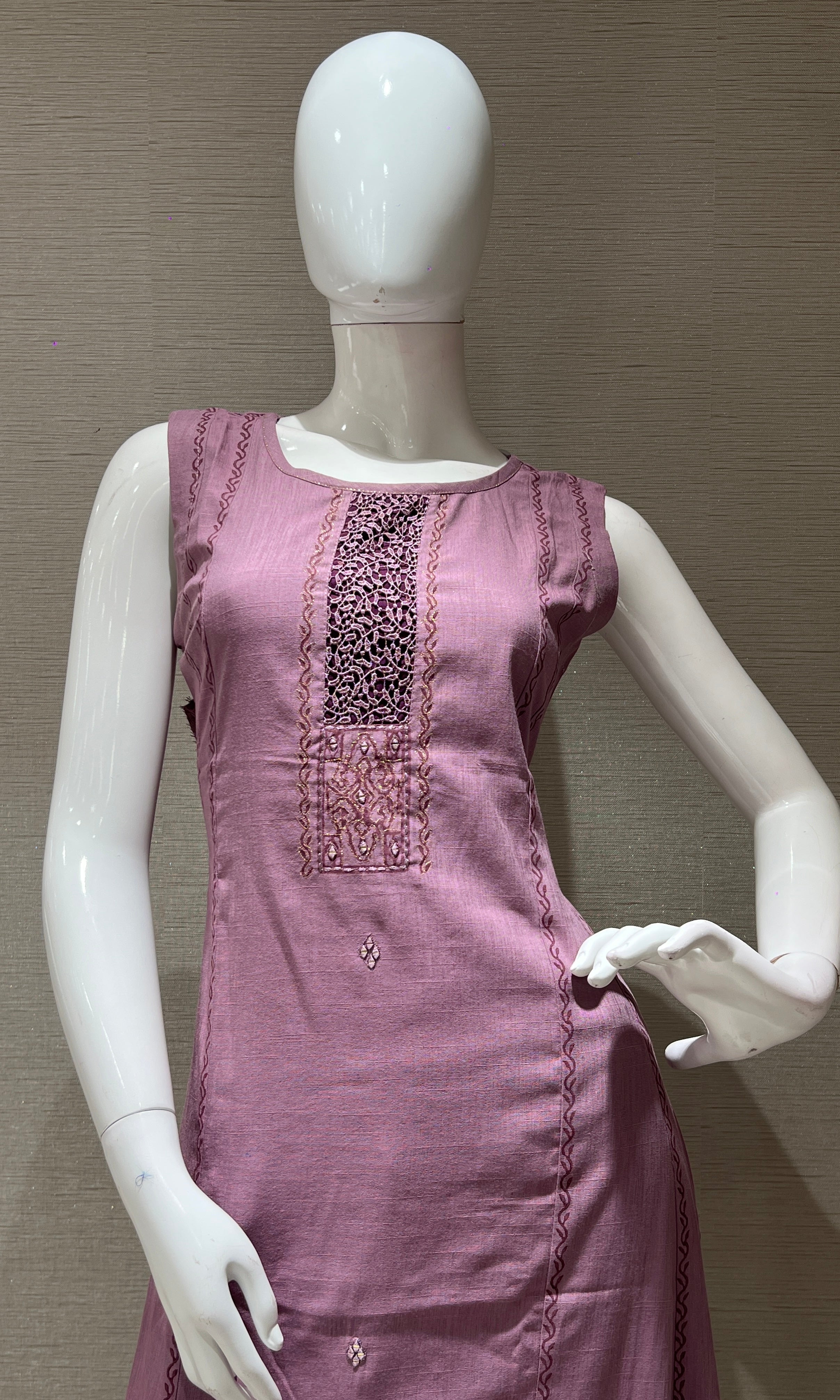 Light purple Kurti top with bottom