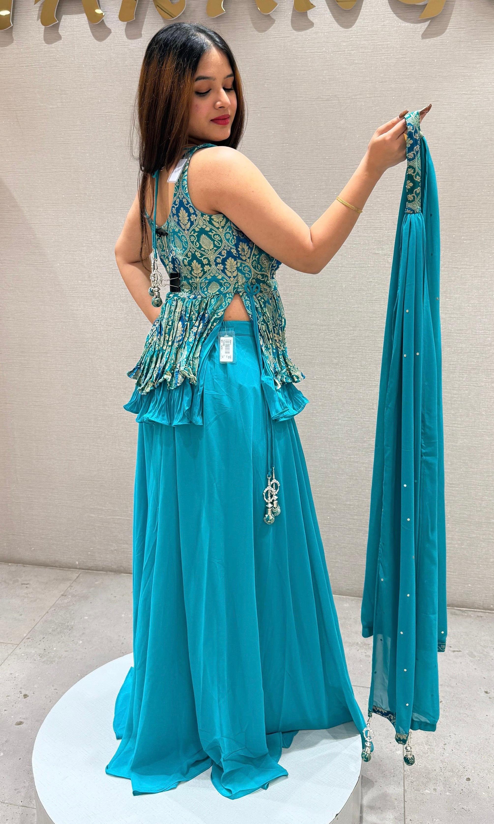 Blue palazzo