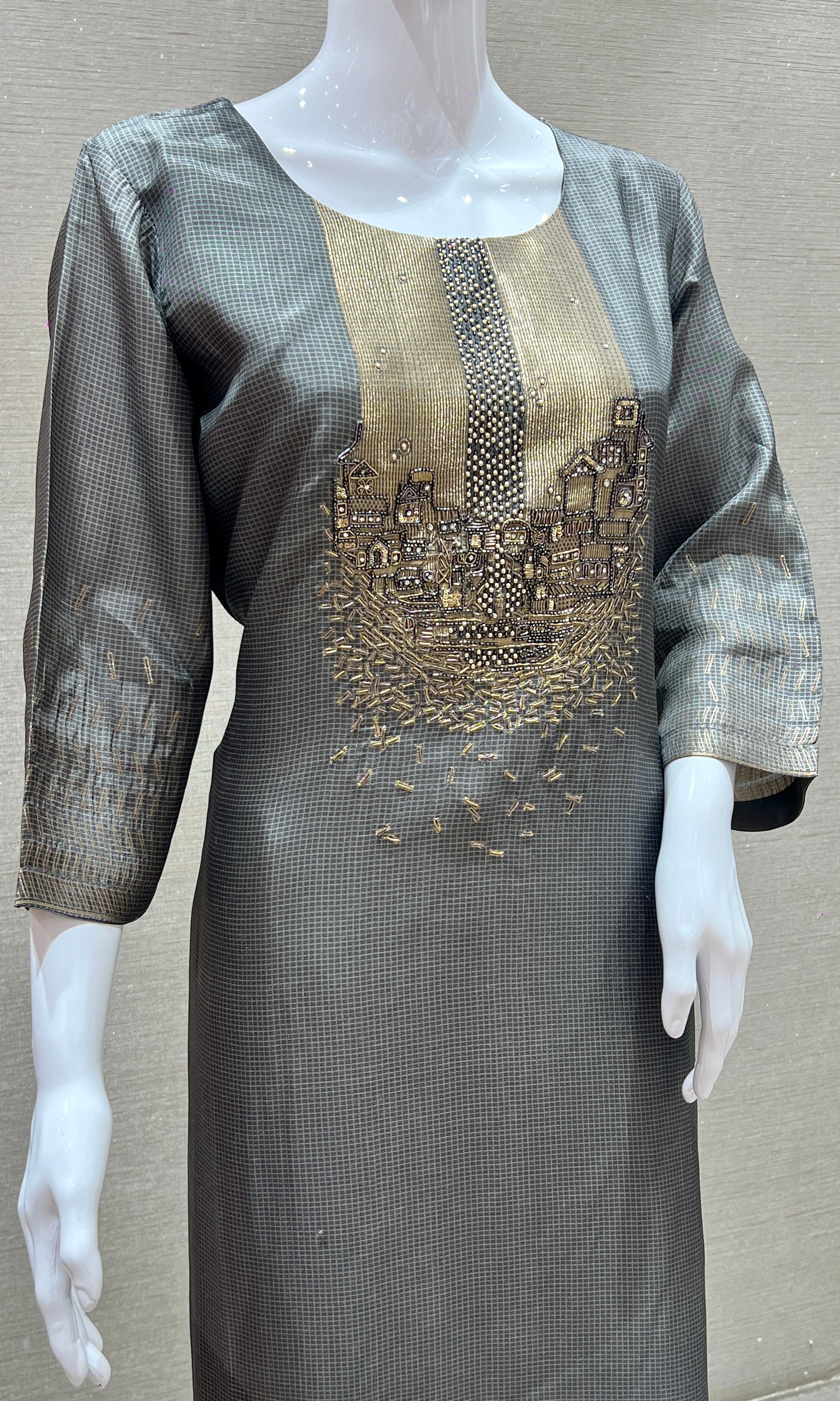 Grey kurta set