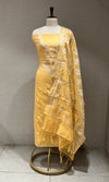 Light yellow dress material