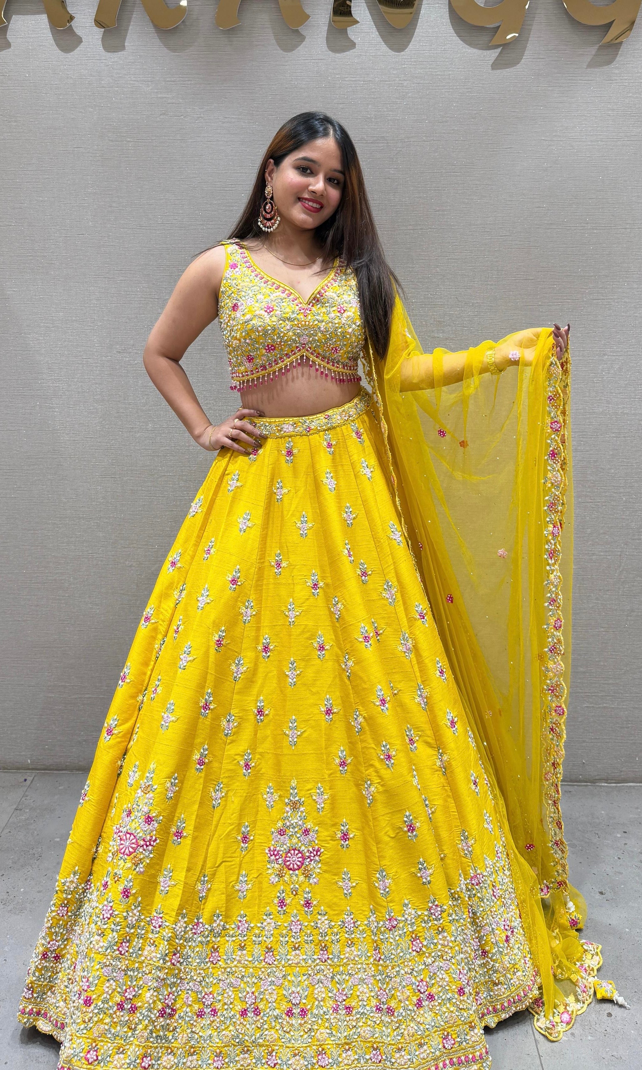 Yellow Lehenga