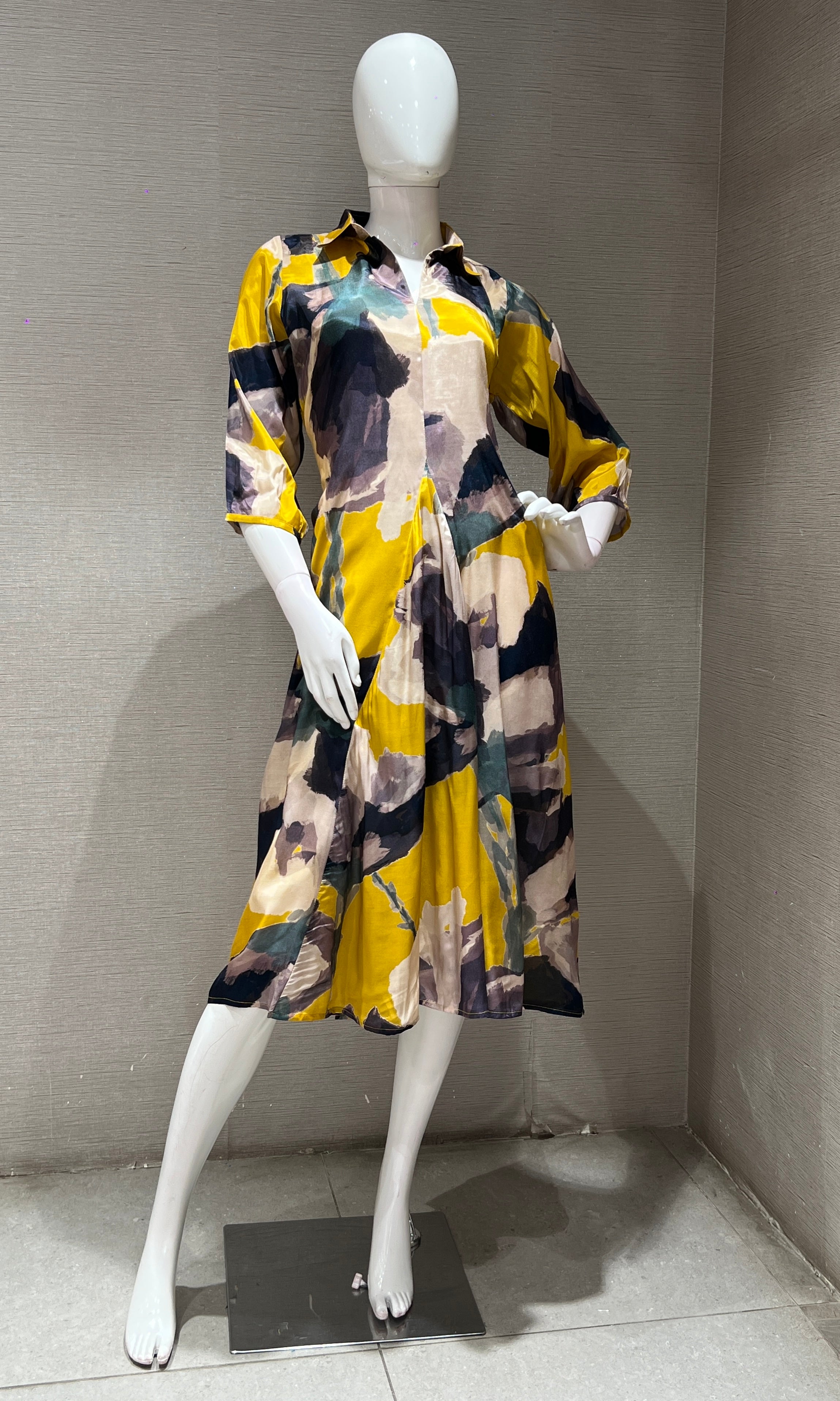 Mustard yellow DRESS