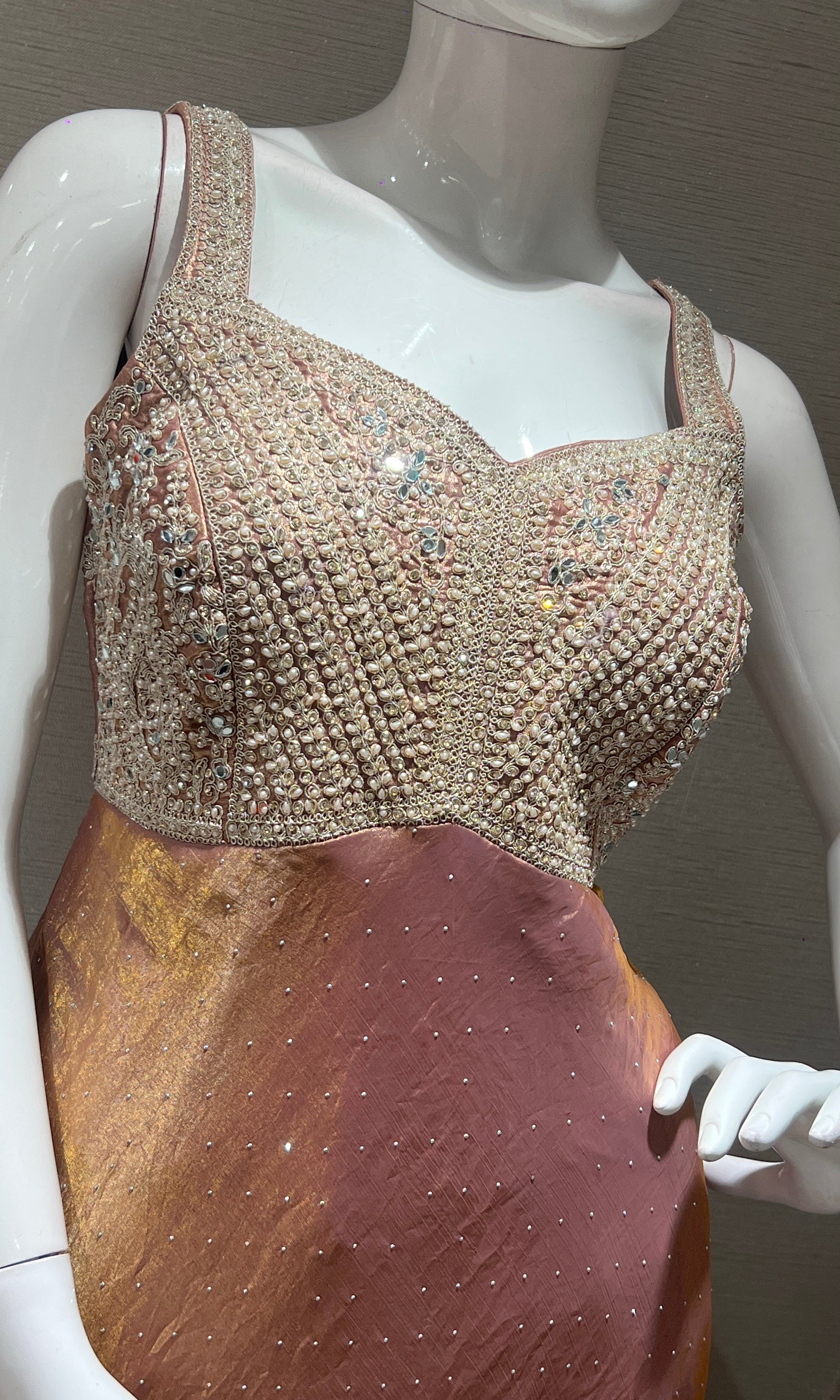 Onion pink Anarkali WITH PALAZZO PANTS