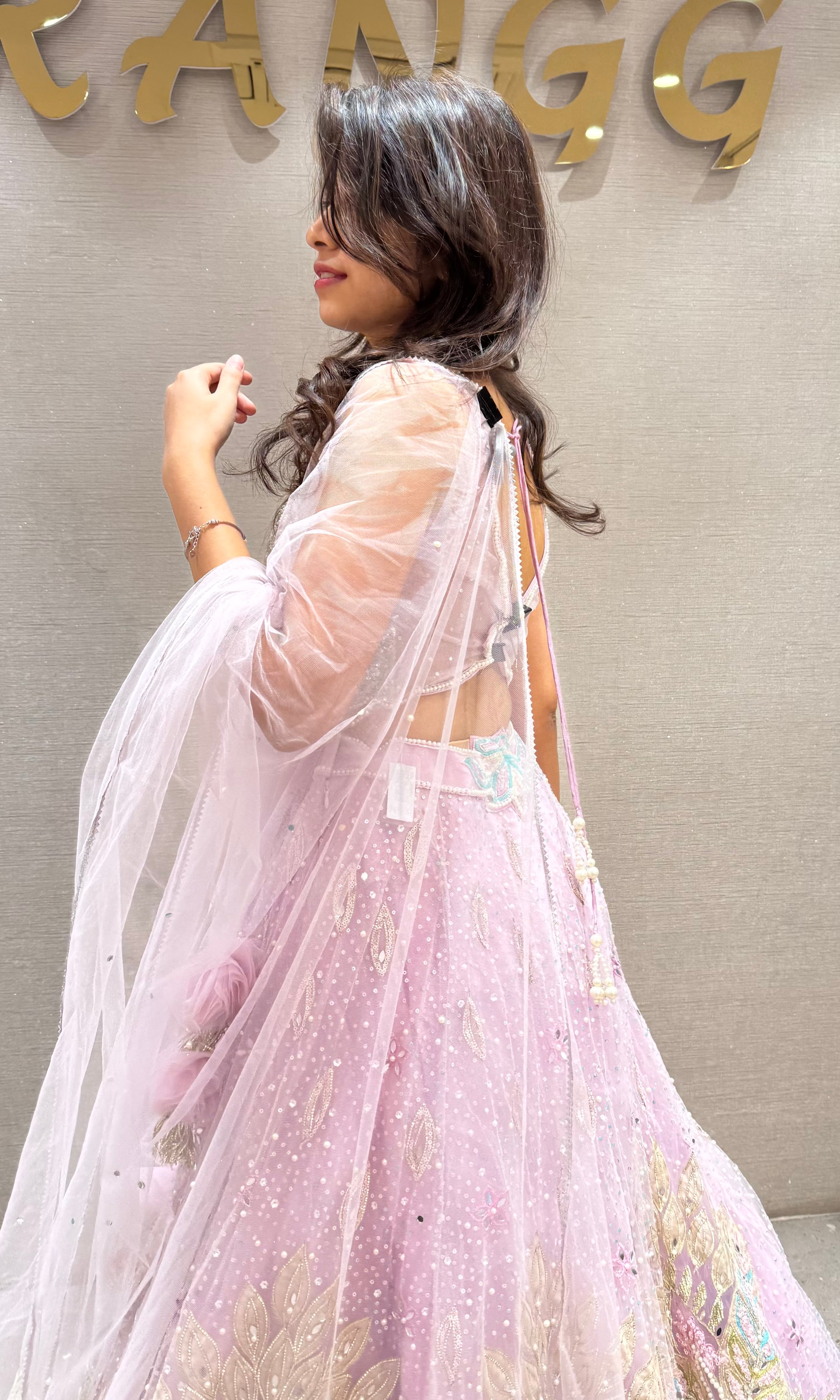 Move Embellished Designer Lehenga with Net Dupatta
