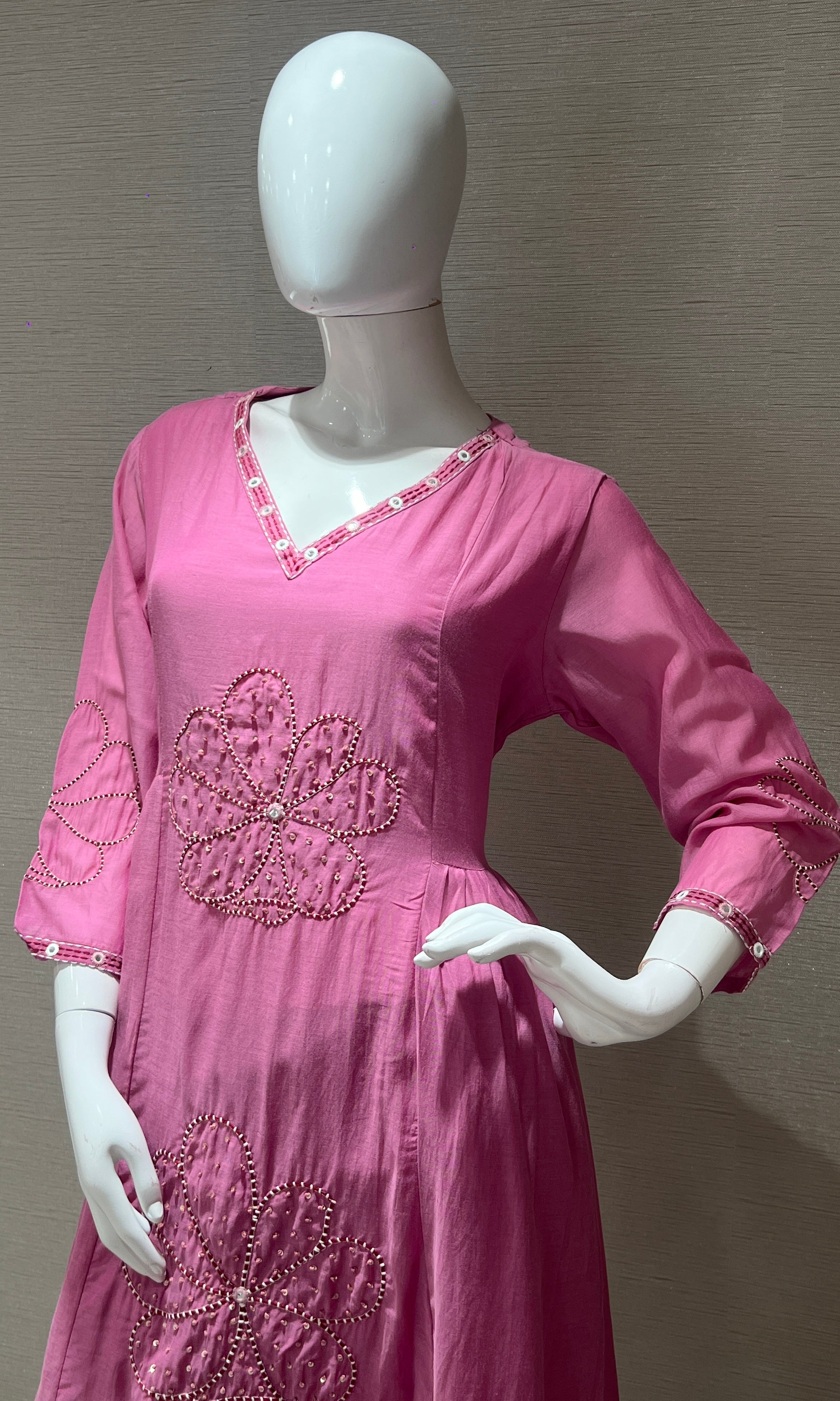Light pink kurta set
