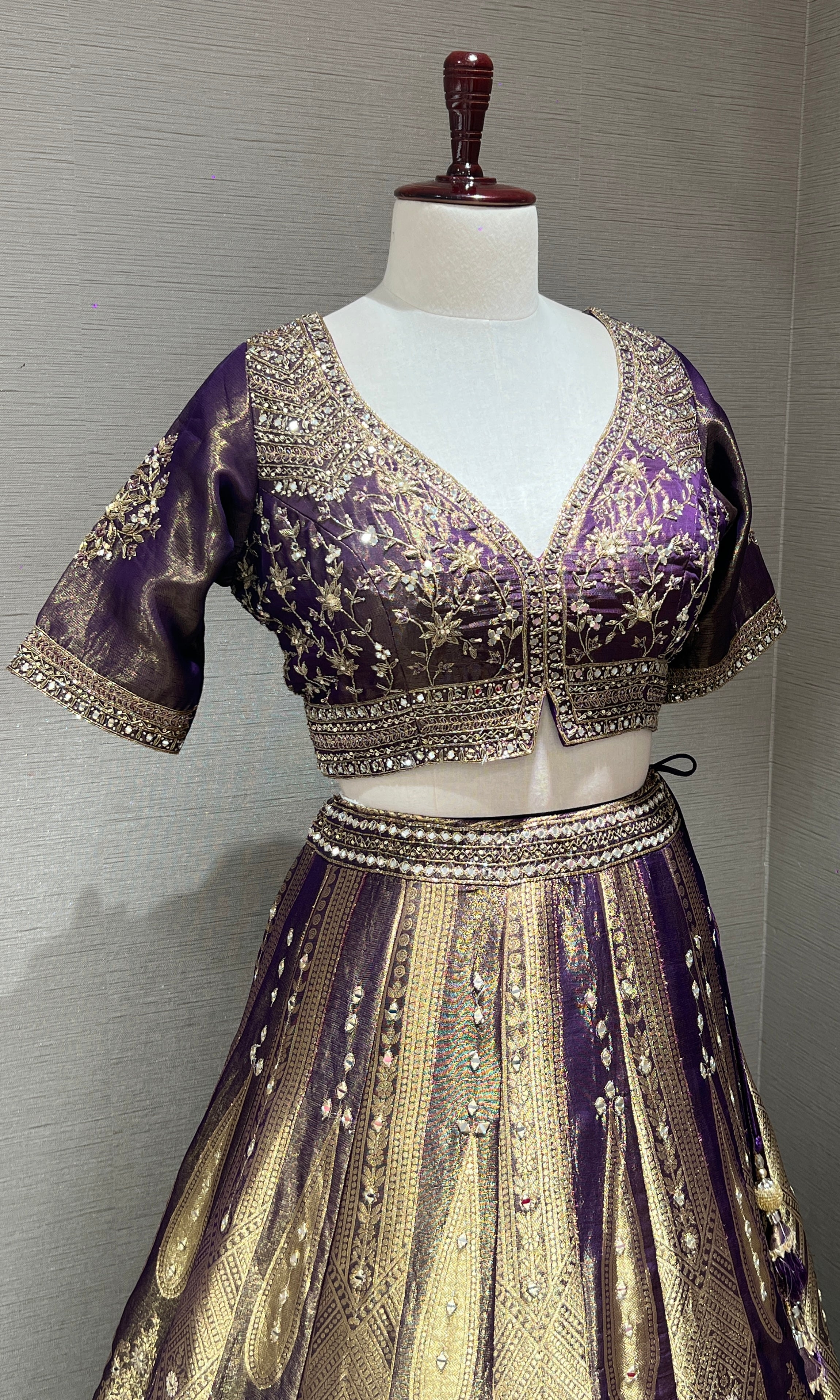 Royal Dusk – Banarasi Grandeur Lehenga