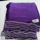 Purple saree 7777