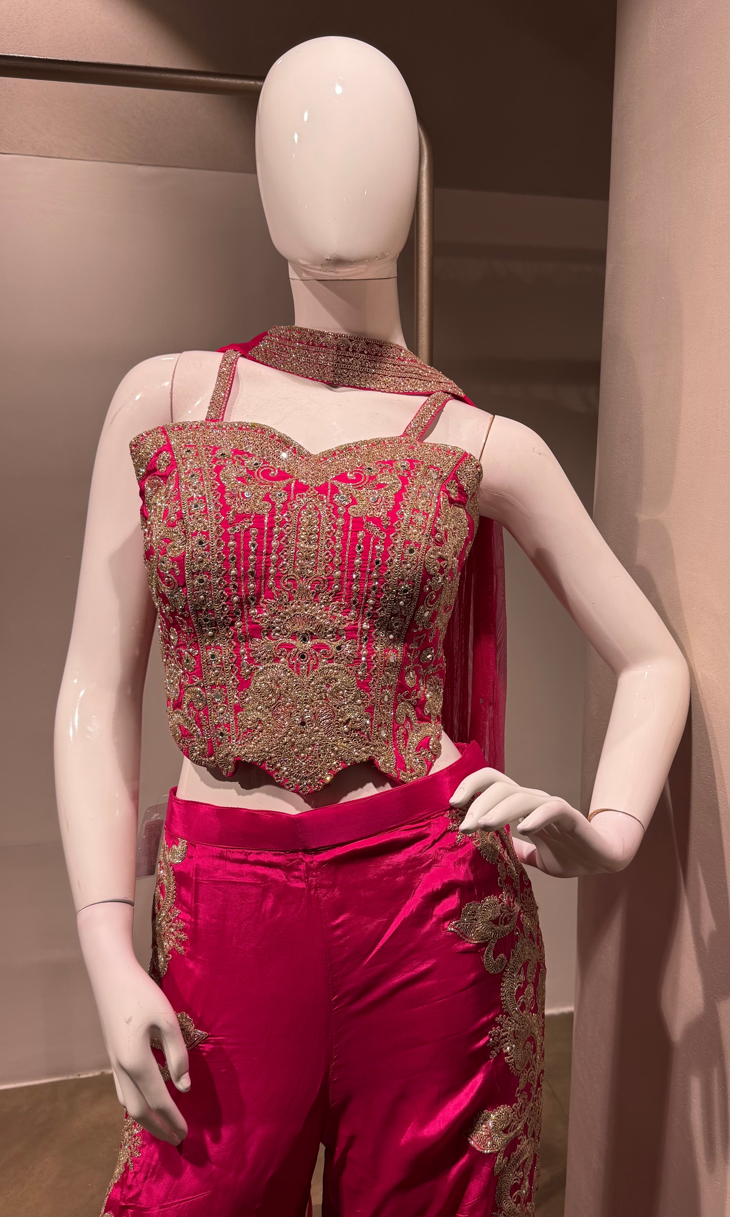 RANI Embroidered Indo-Western Palazzo Set