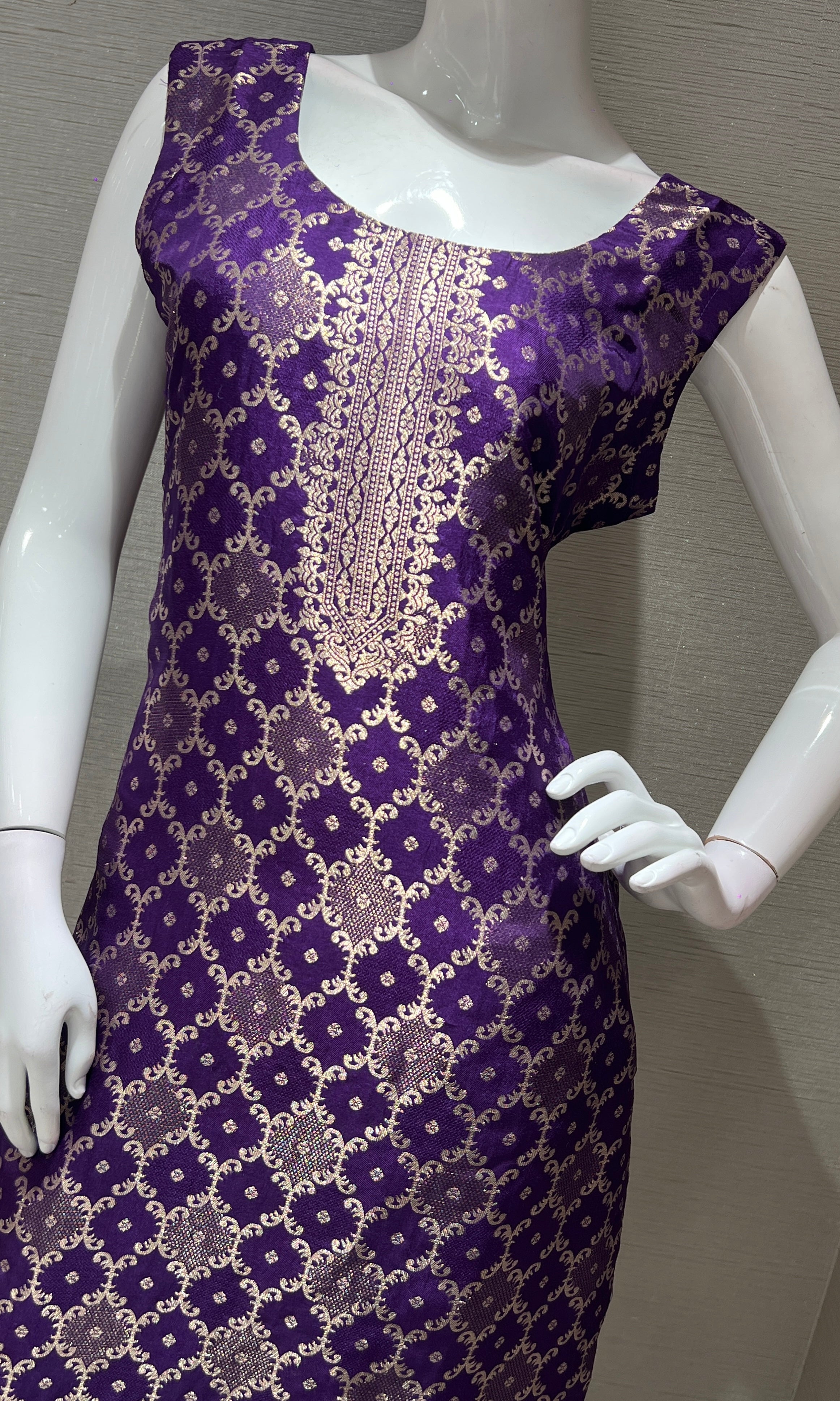 Purple GOLDEN ETHNIC kurta set