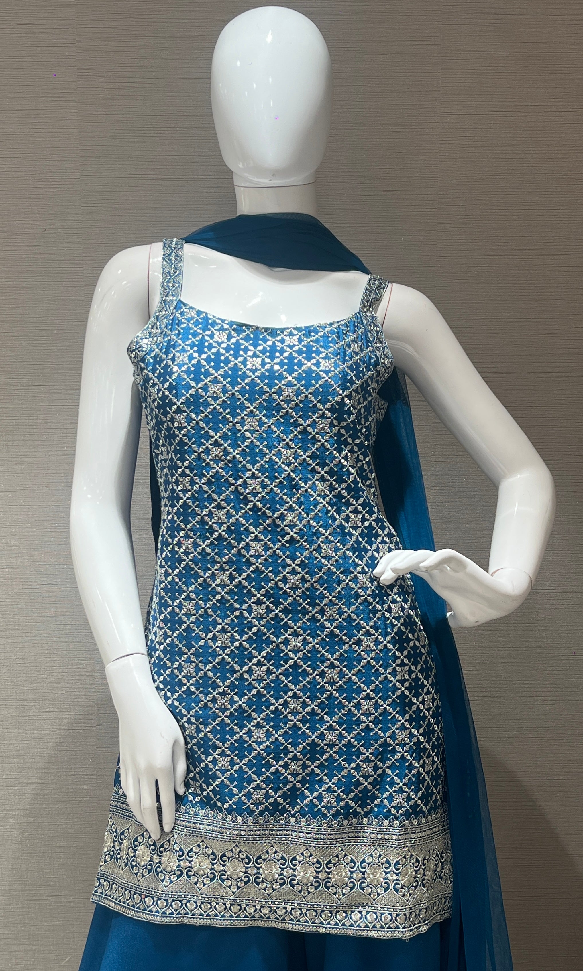 Blue palazzo