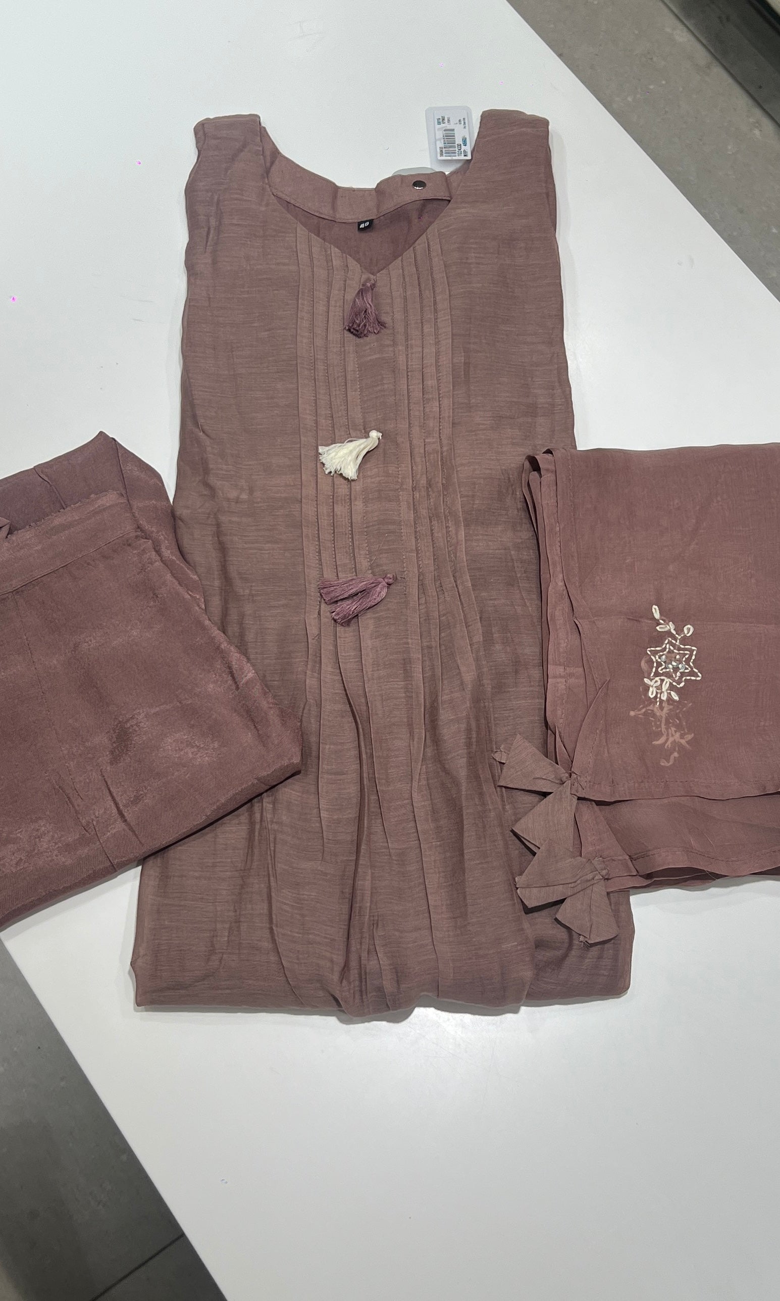 Light Purple Classic Kurta Set