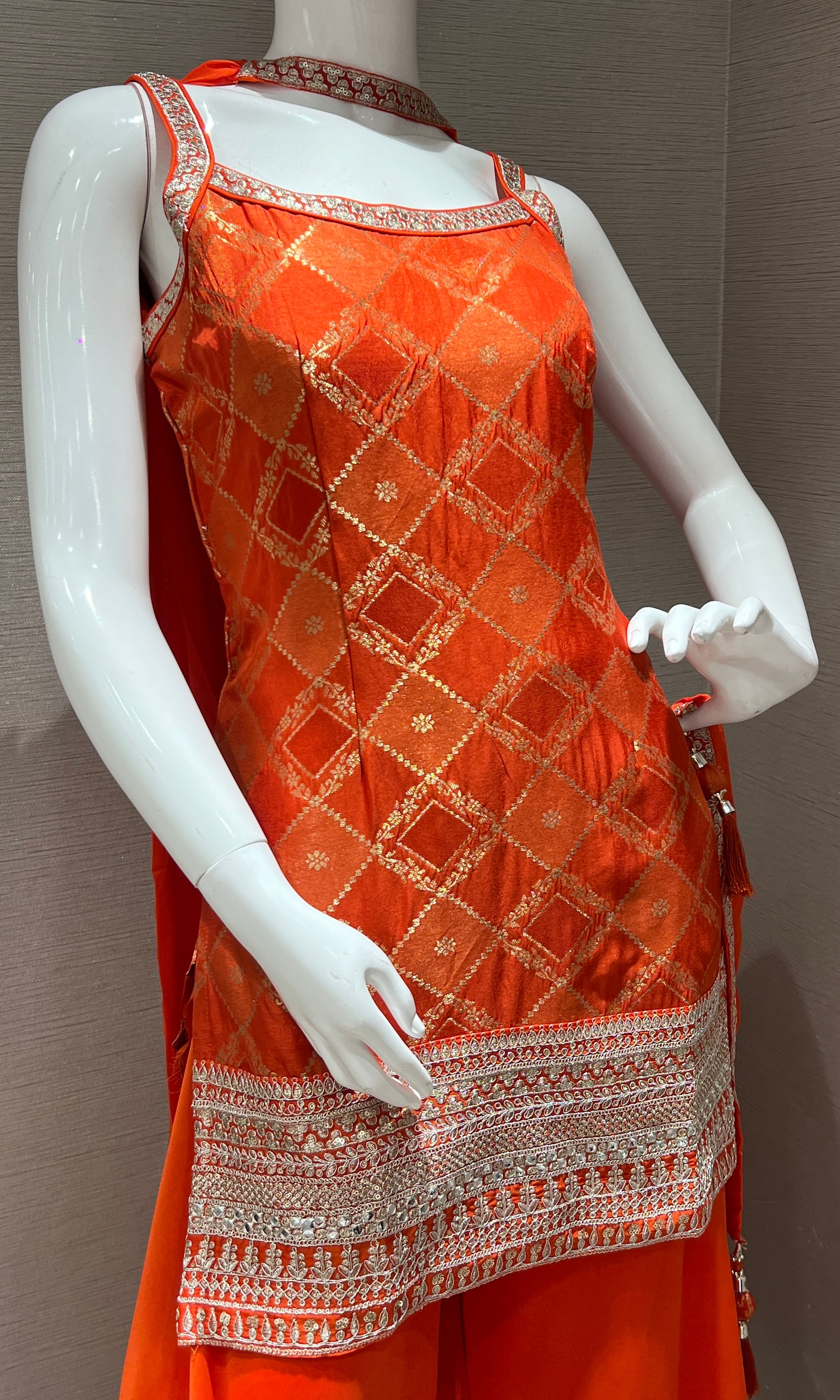 Orange palazzo