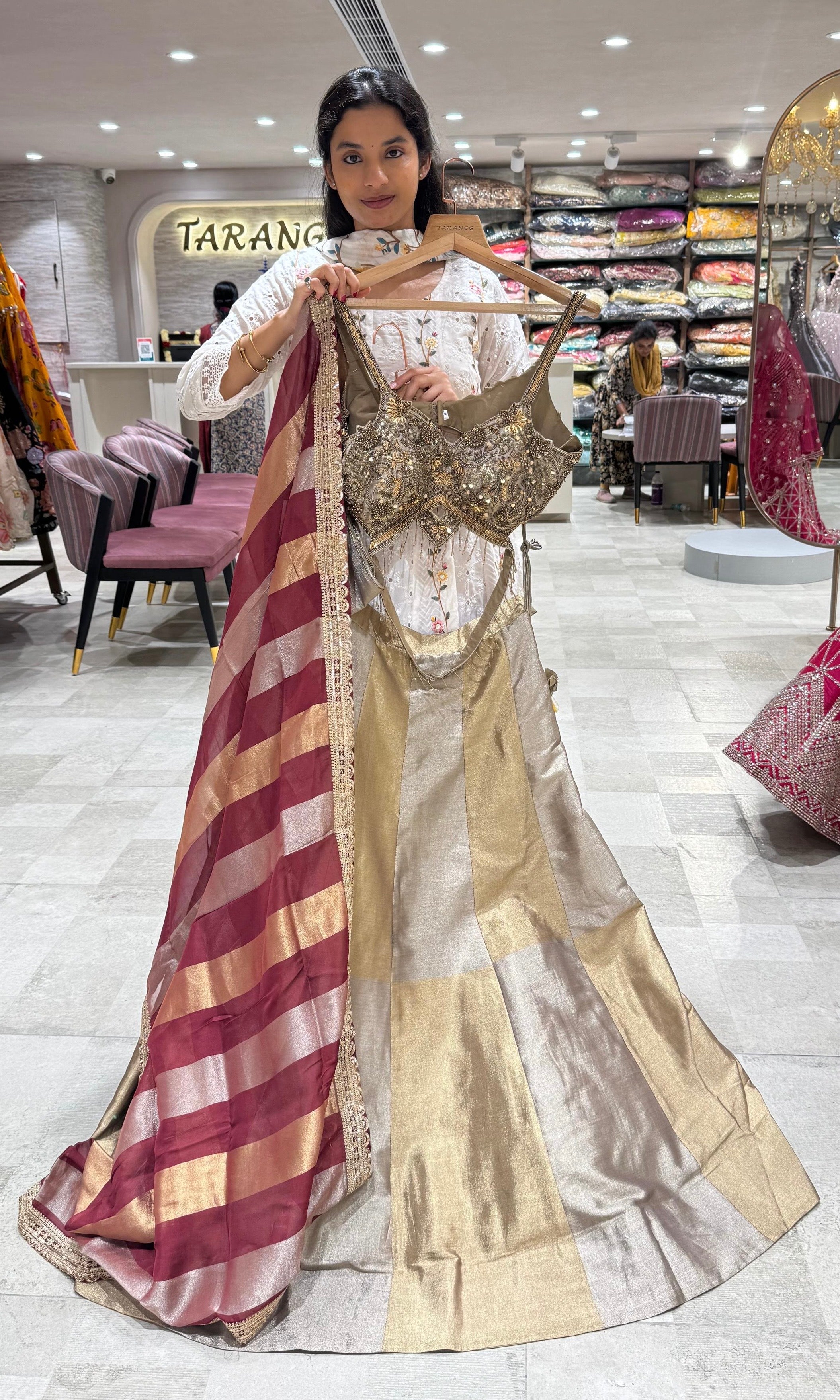 Copper Lehenga