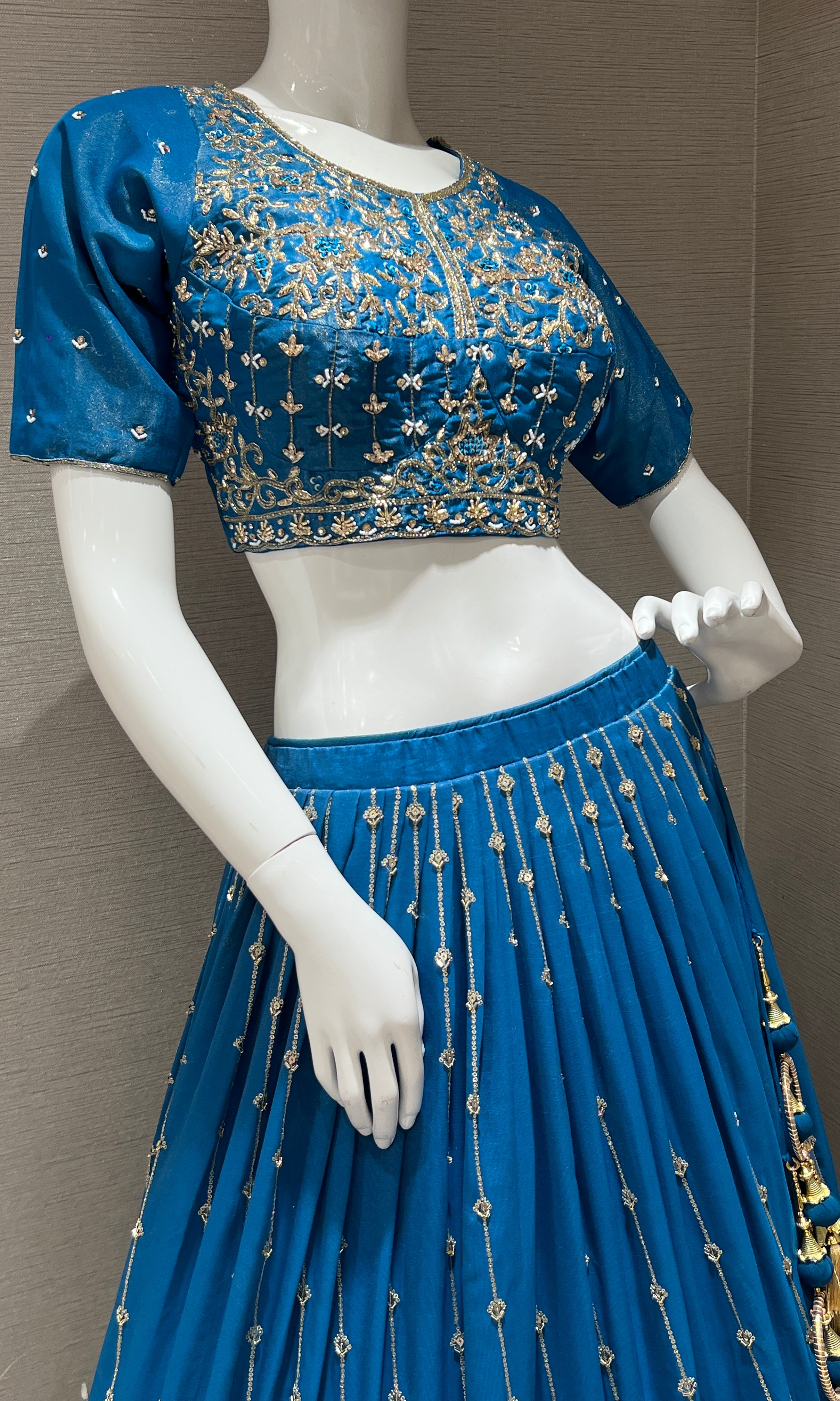 Blue Lehenga